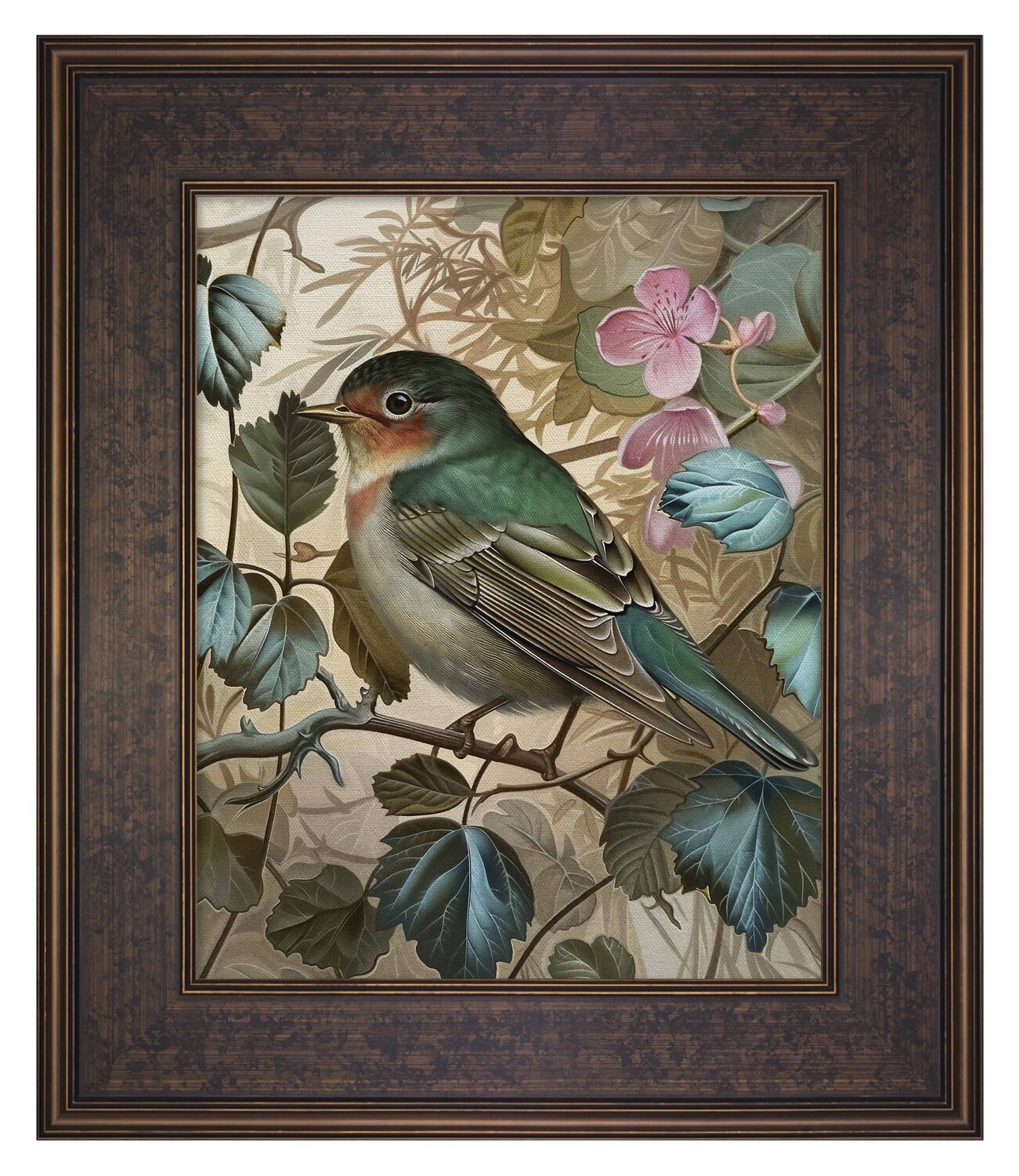 Sweet Melody - Songbird Among Blossoms - Limited Edition Canvas