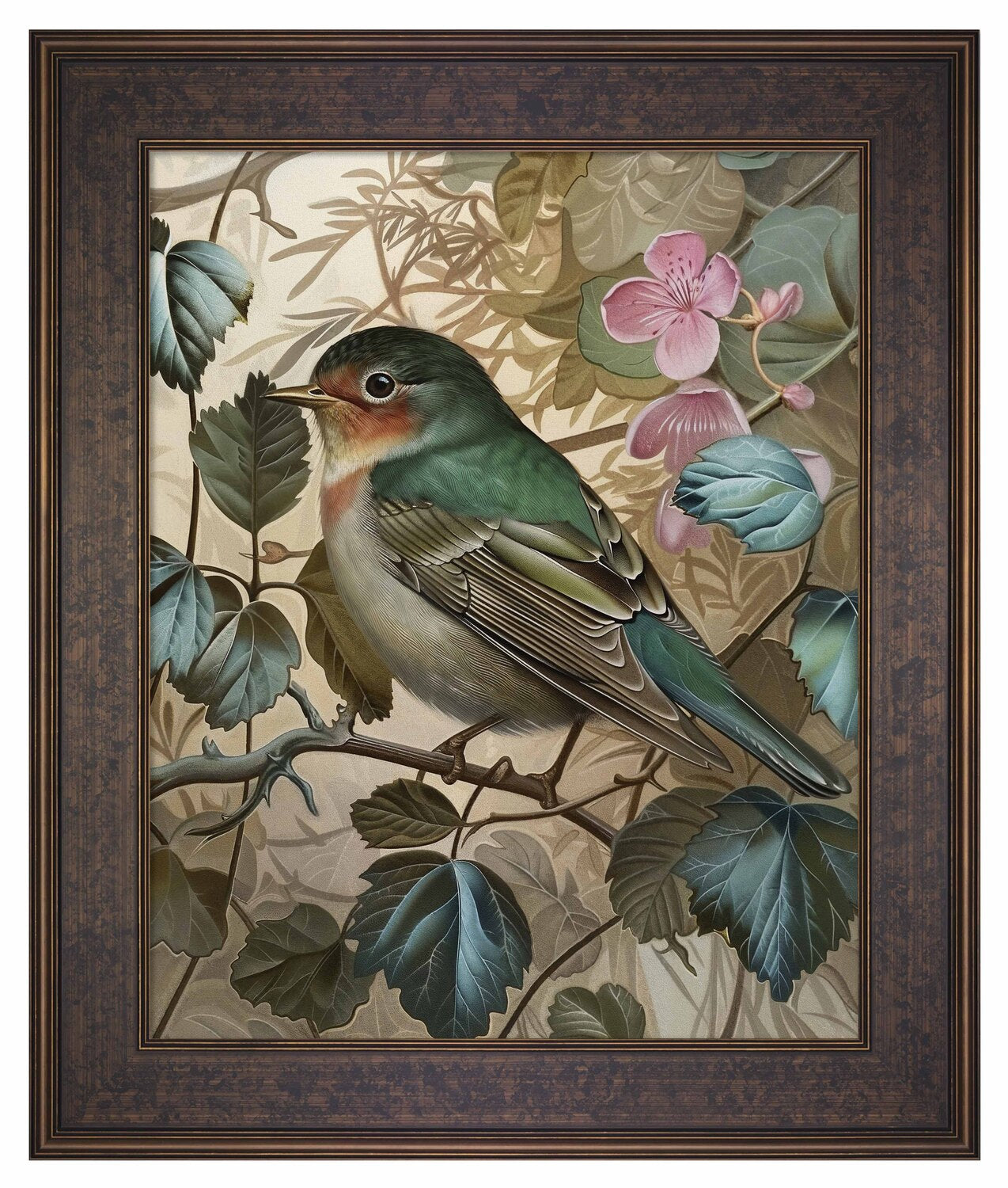 Sweet Melody - Songbird Among Blossoms - Limited Edition Canvas