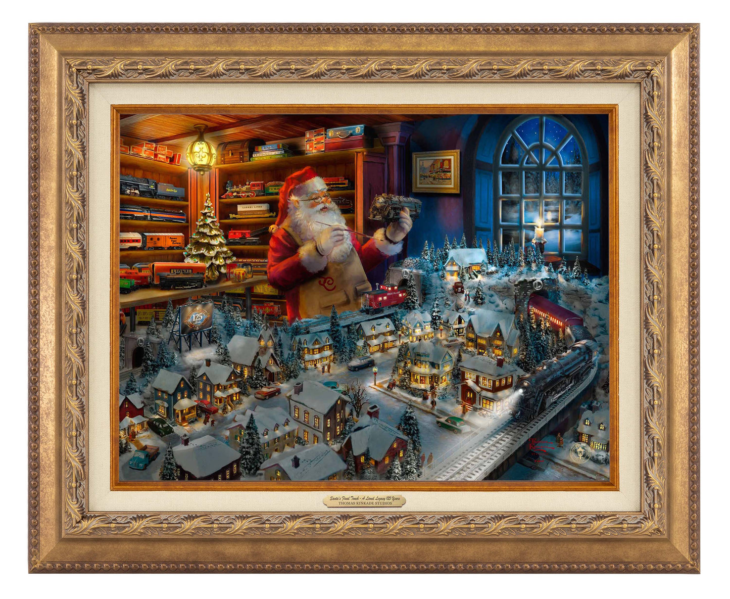 Santa's Final Touch - A Lionel Legacy - Canvas Classics
