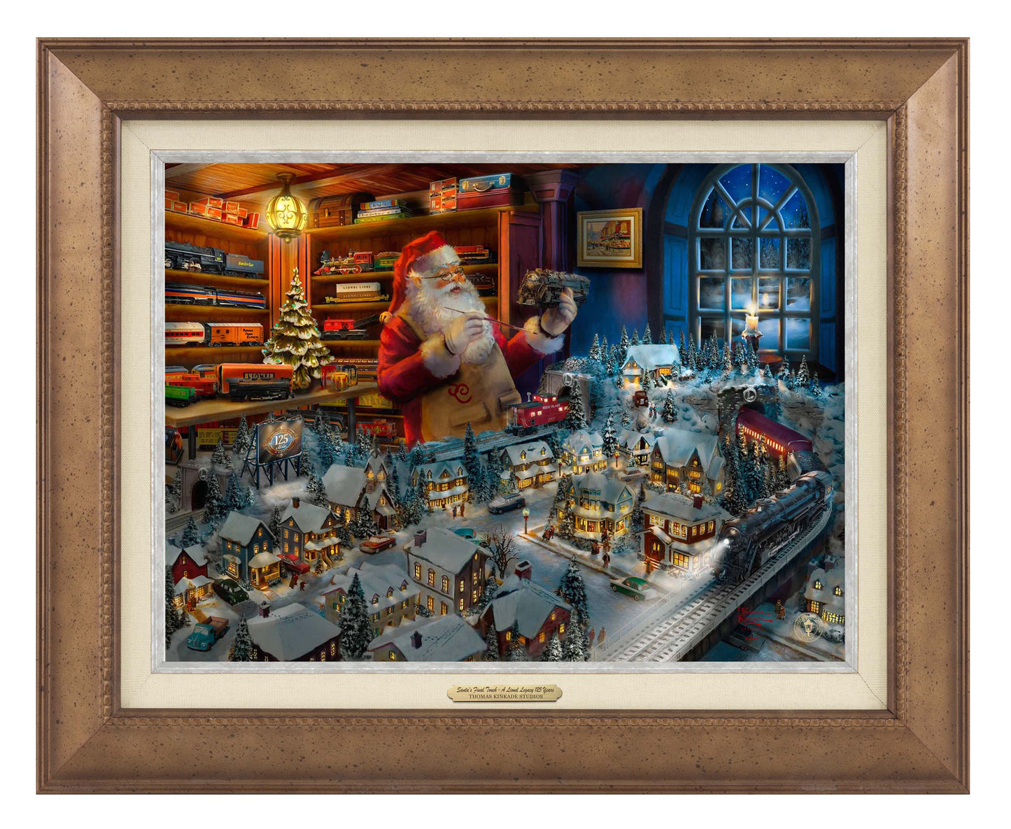 Santa's Final Touch - A Lionel Legacy - Canvas Classics