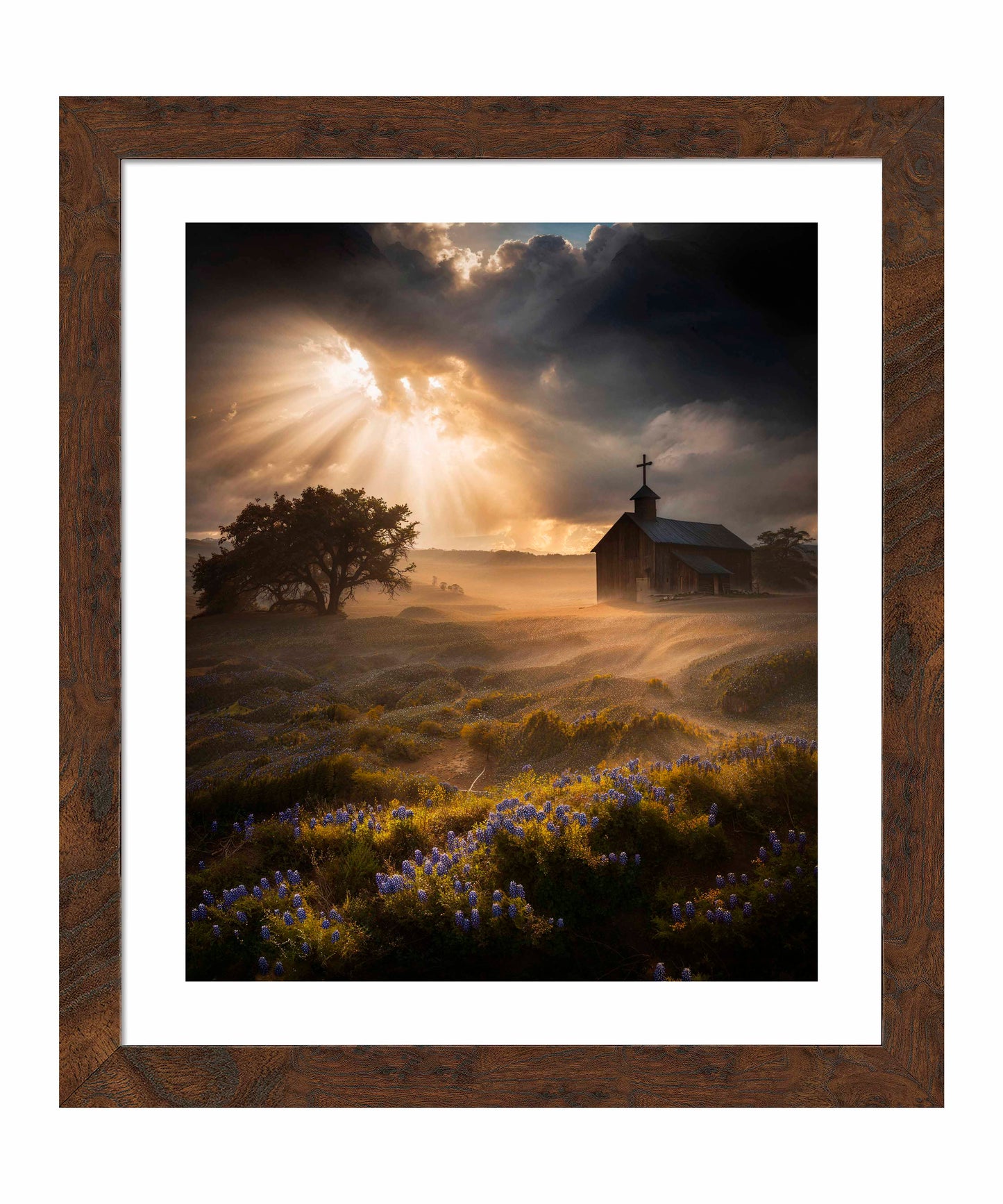 Celestial Rays Over Lone Star Land II - Art Prints
