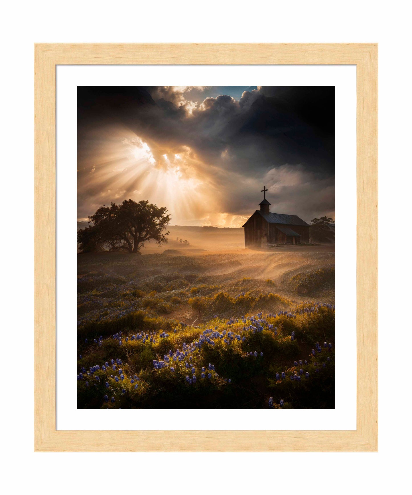 Celestial Rays Over Lone Star Land II - Art Prints