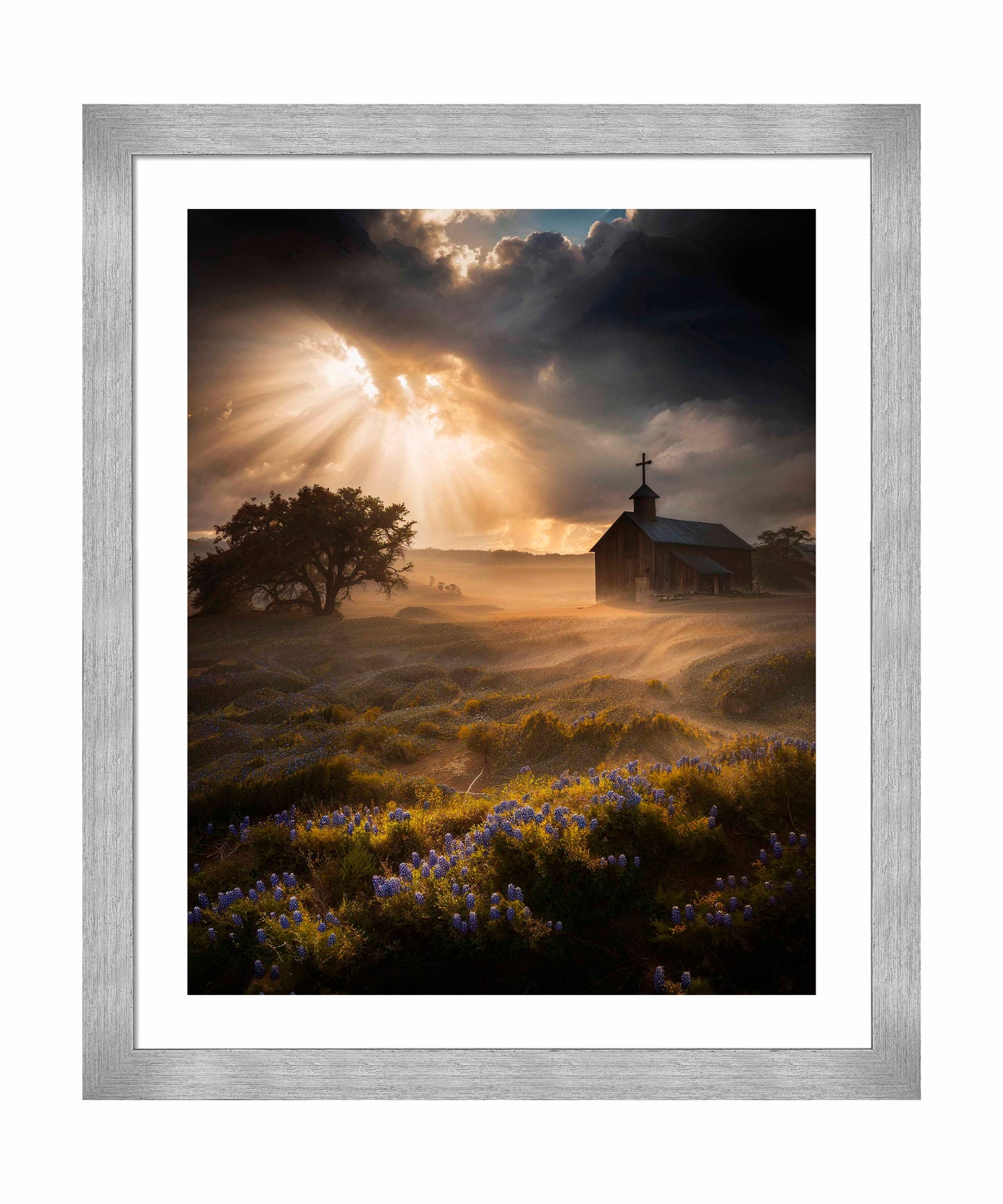 Celestial Rays Over Lone Star Land II - Art Prints