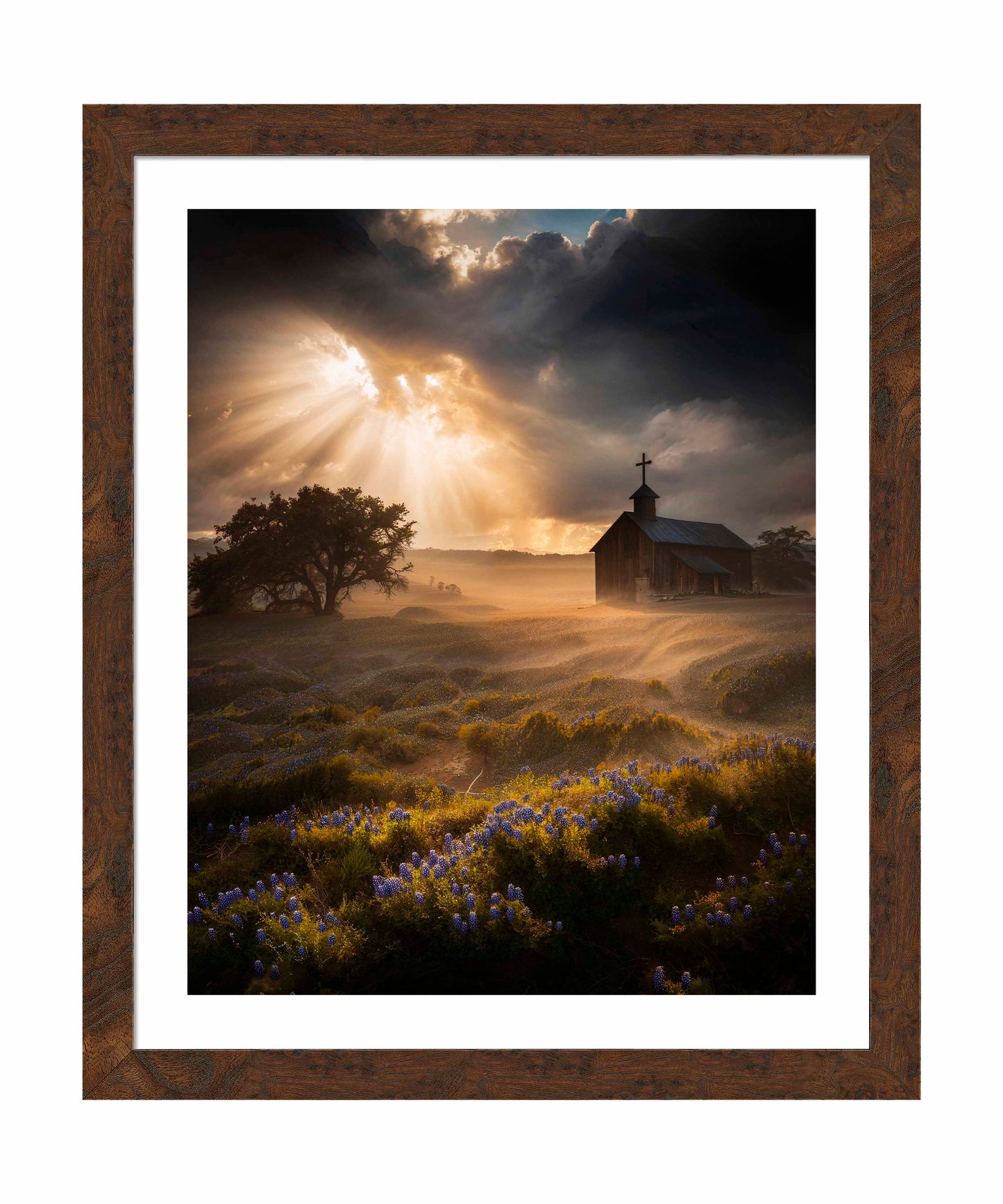 Celestial Rays Over Lone Star Land II - Art Prints