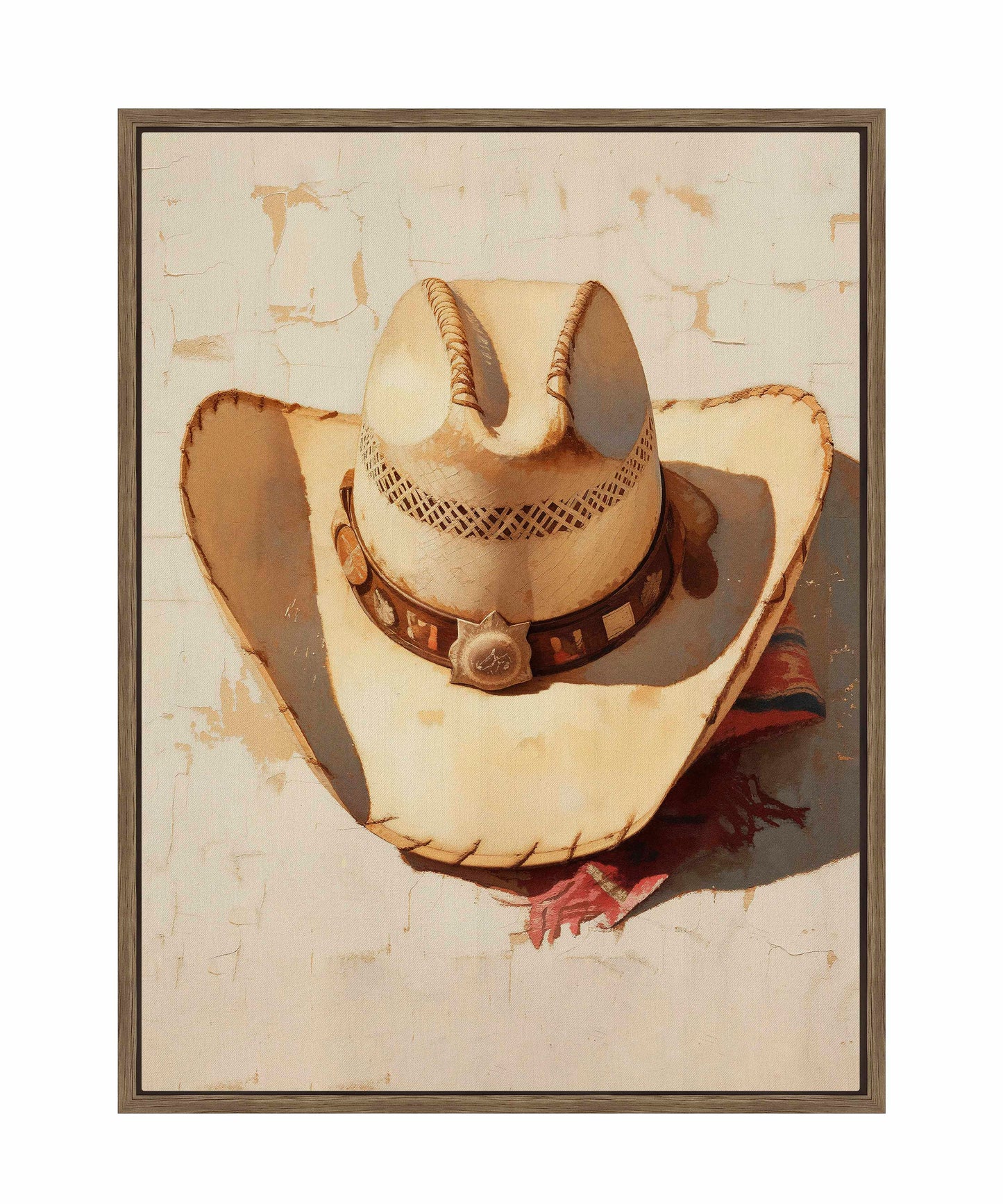 Summer Texas Hats II - Gallery Wrapped Canvas