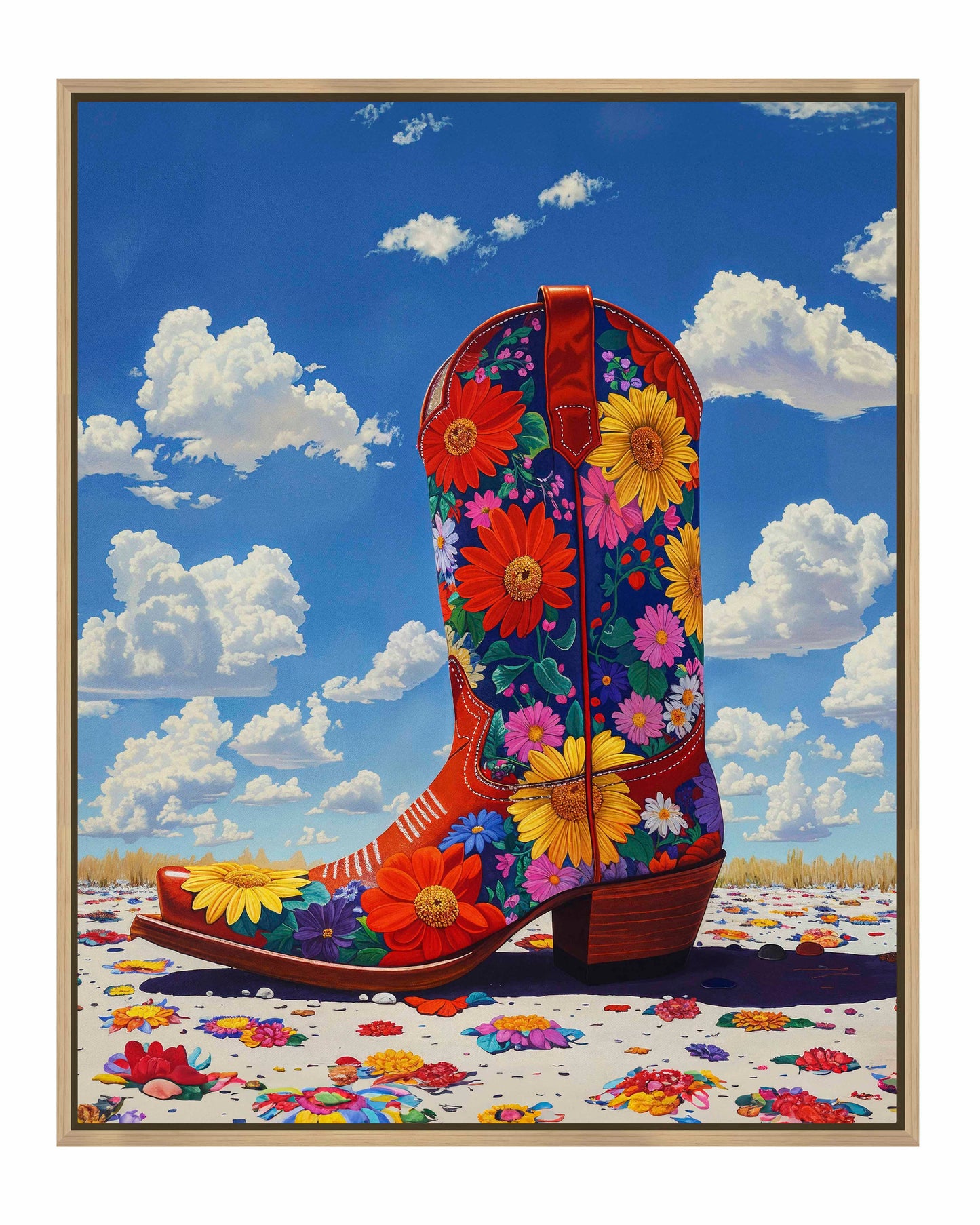 Wildflower Walk I - Gallery Wrapped Canvas
