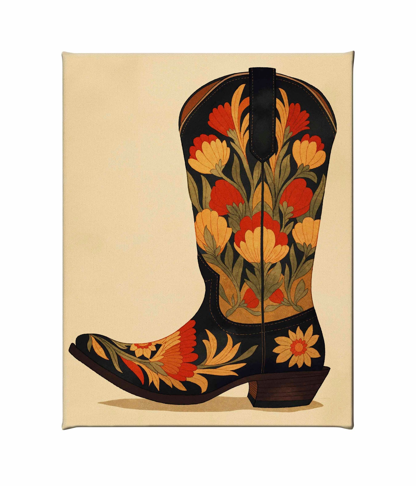 Honky Tonk Heels - Gallery Wrapped Canvas