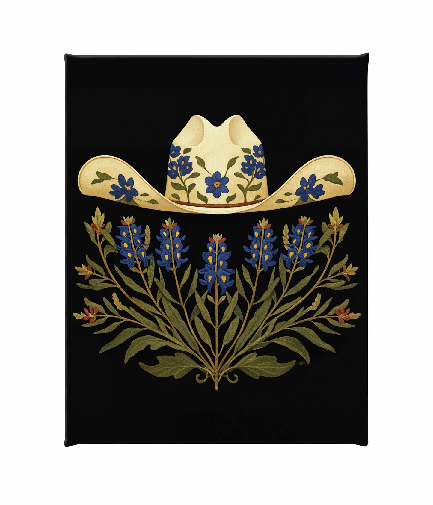 Cowgirl's Halo - Gallery Wrapped Canvas