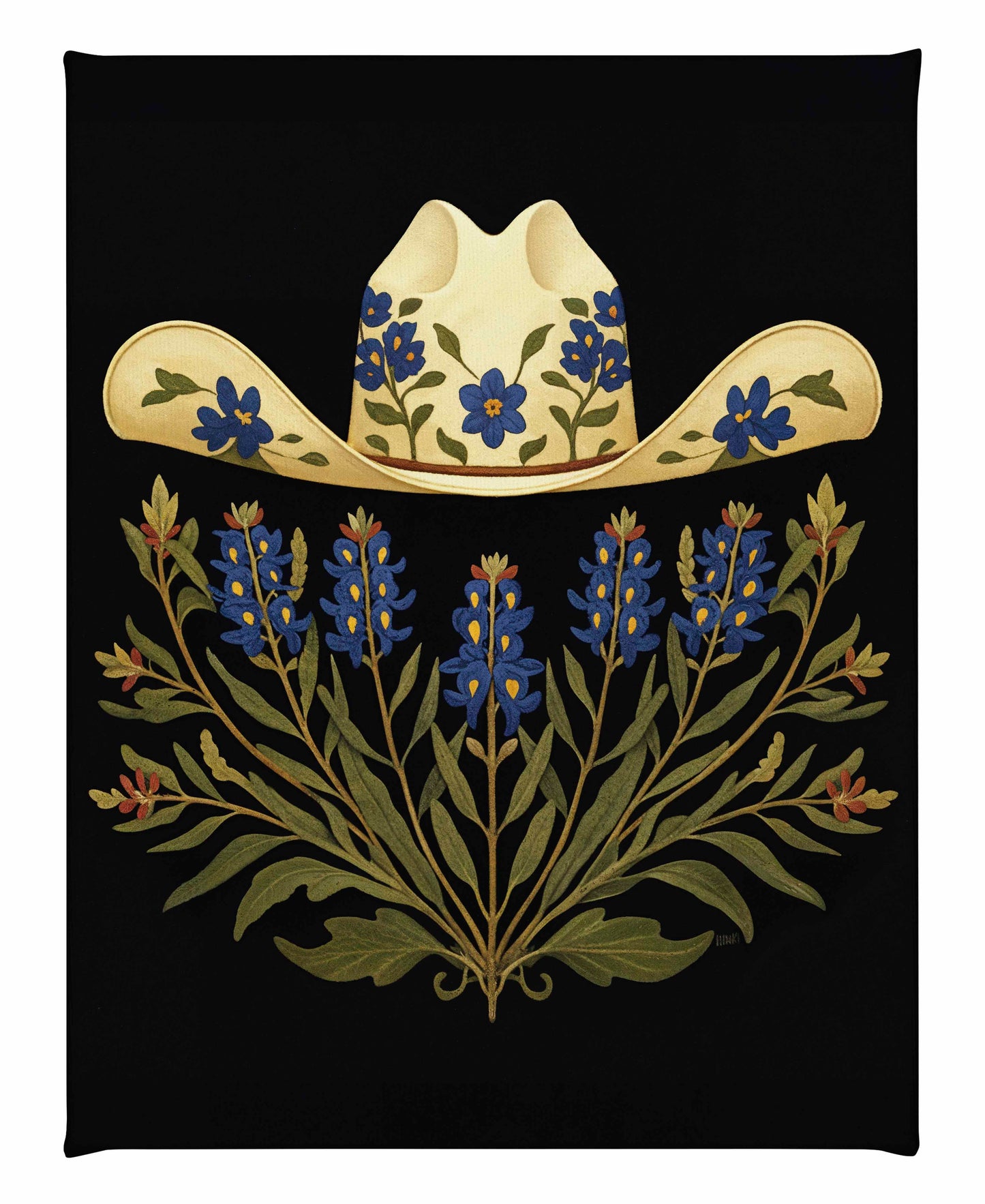 Cowgirl's Halo - Gallery Wrapped Canvas