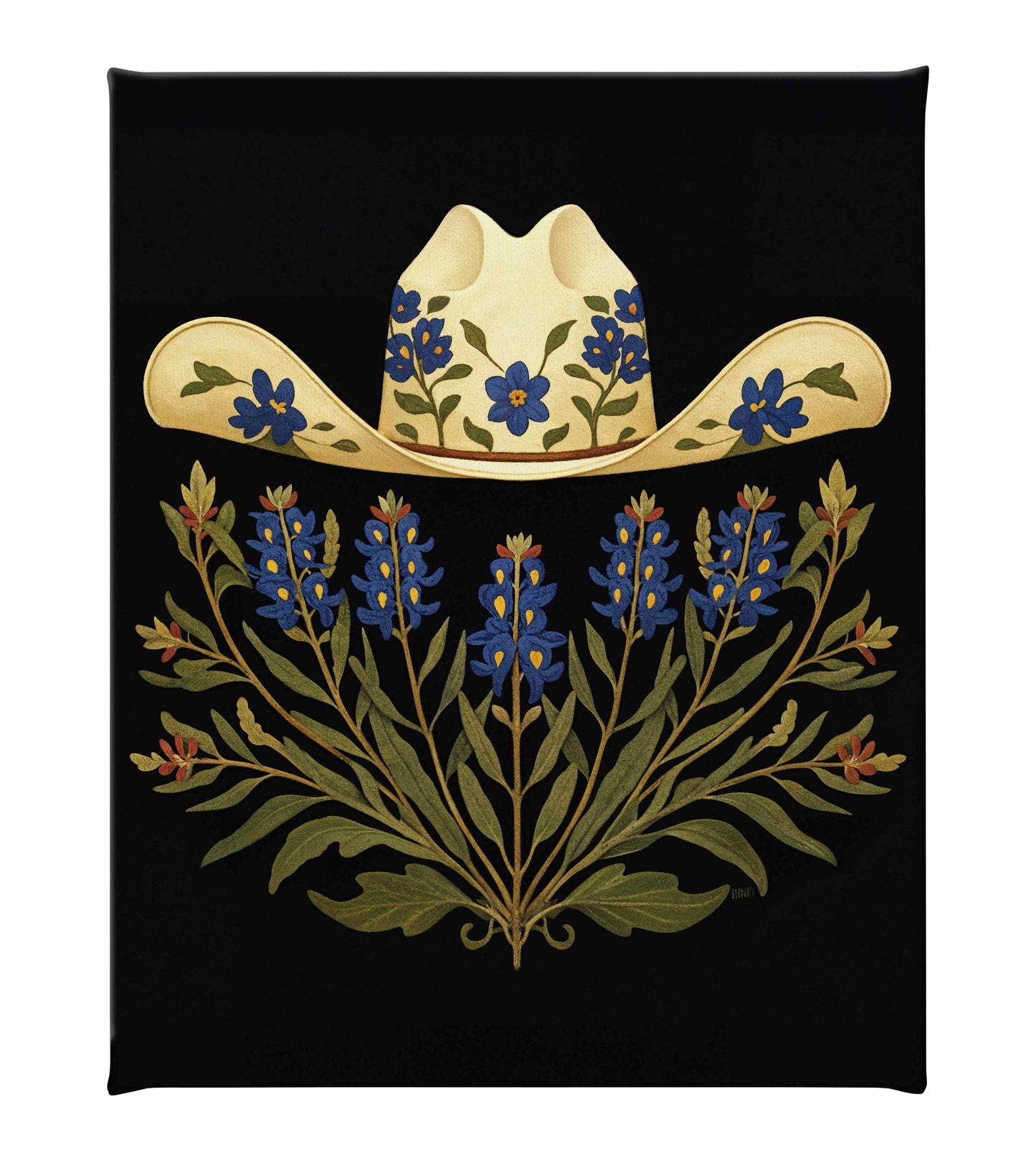 Cowgirl's Halo - Gallery Wrapped Canvas
