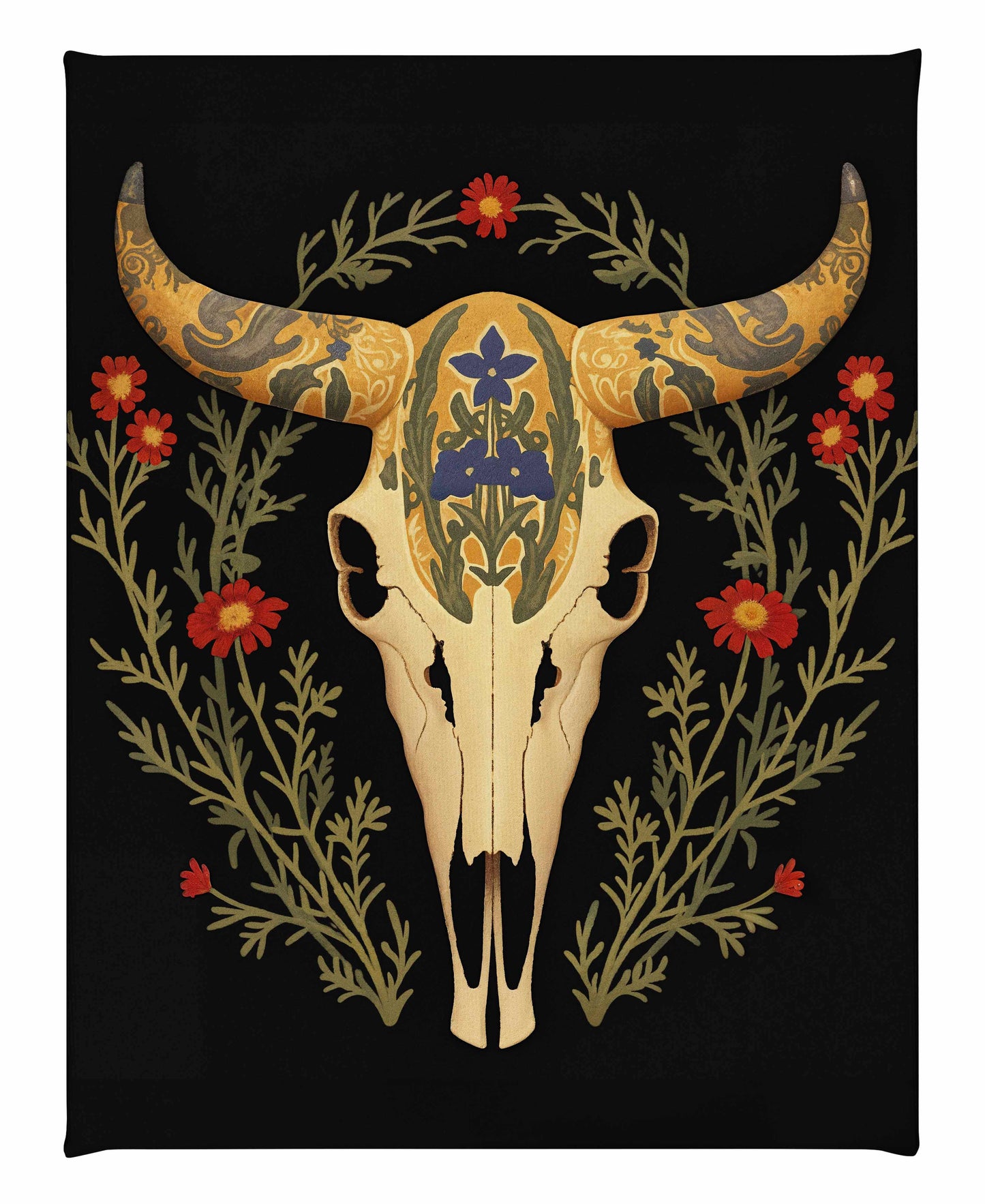 Texan Totem - Gallery Wrapped Canvas