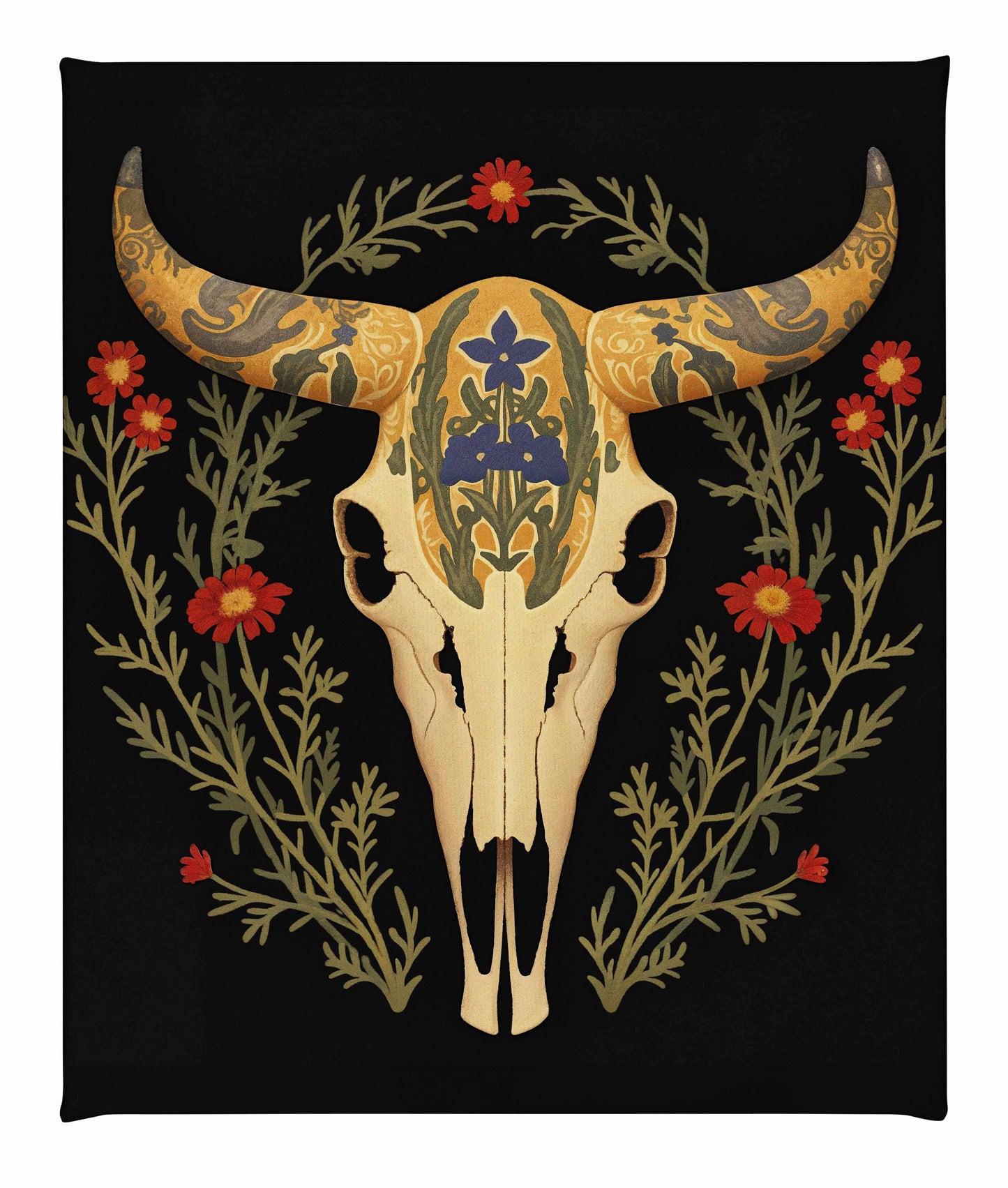 Texan Totem - Gallery Wrapped Canvas