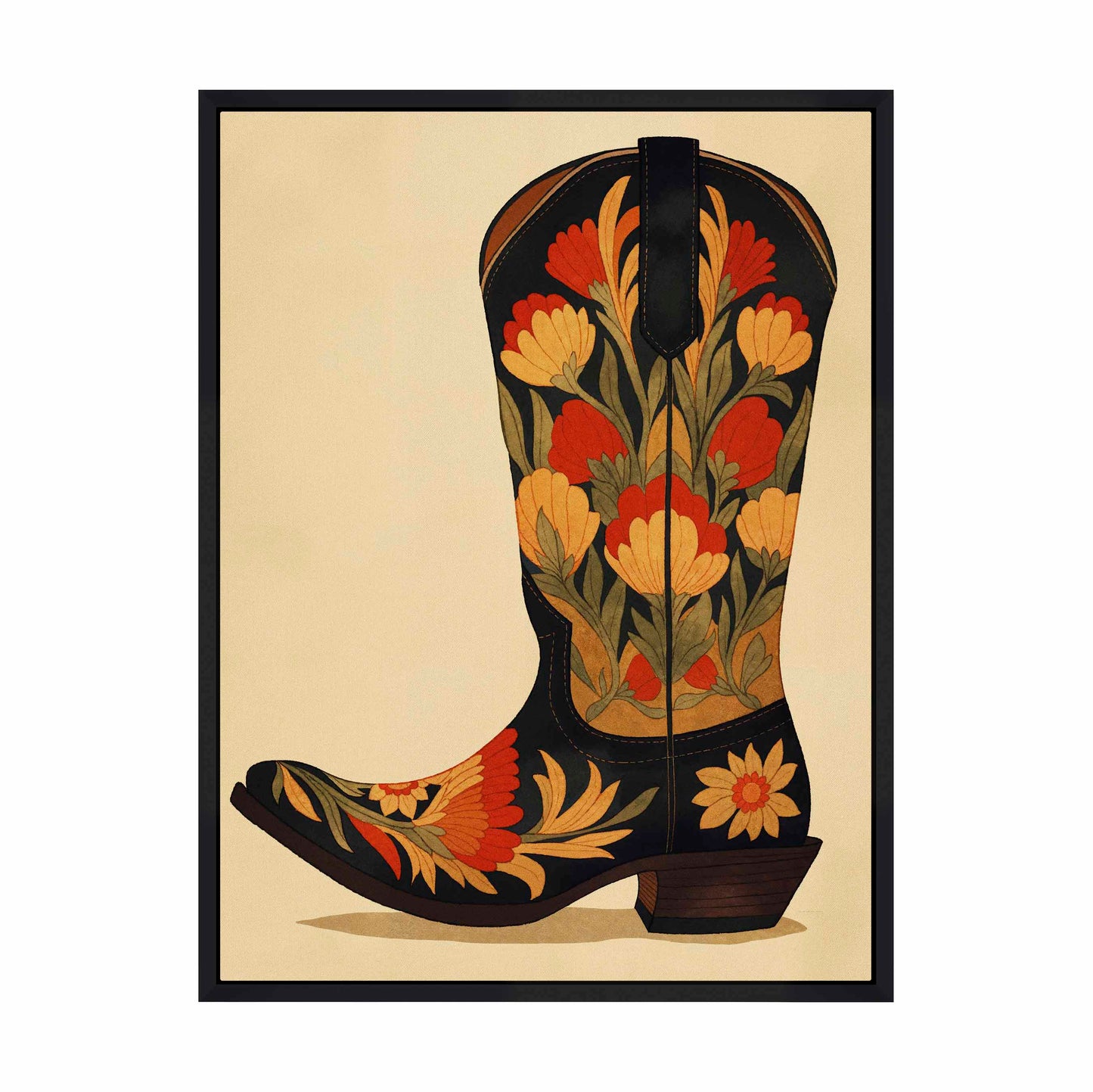 Honky Tonk Heels - Gallery Wrapped Canvas