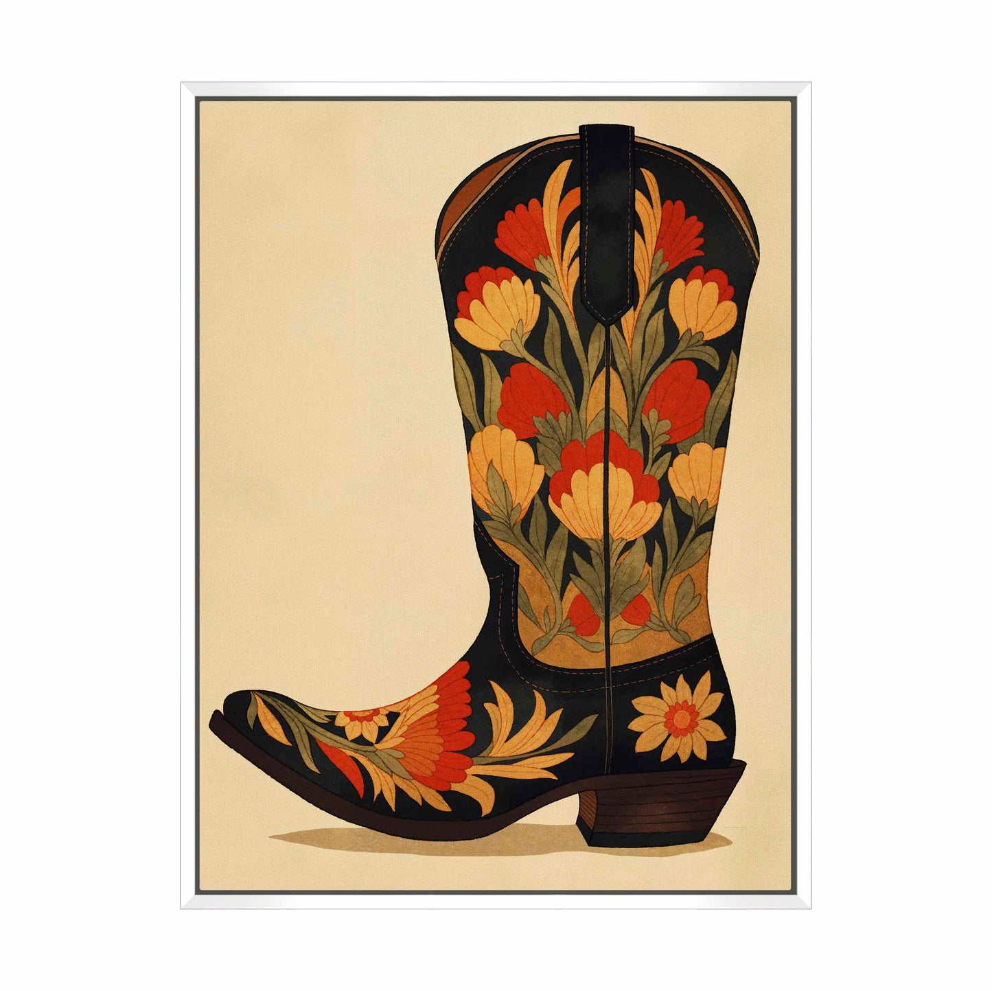 Honky Tonk Heels - Gallery Wrapped Canvas