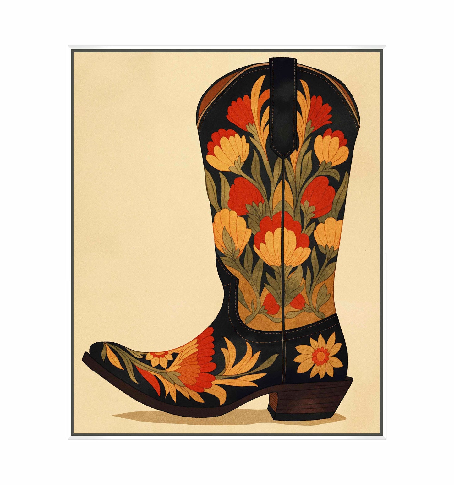 Honky Tonk Heels - Gallery Wrapped Canvas