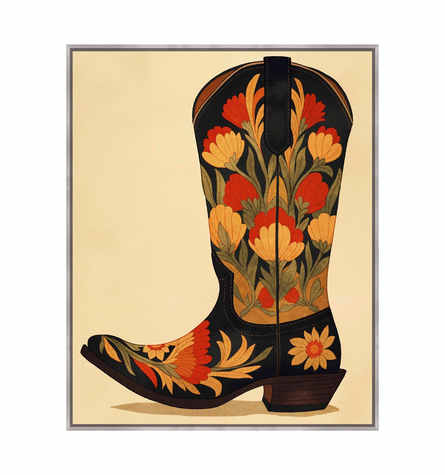 Honky Tonk Heels - Gallery Wrapped Canvas