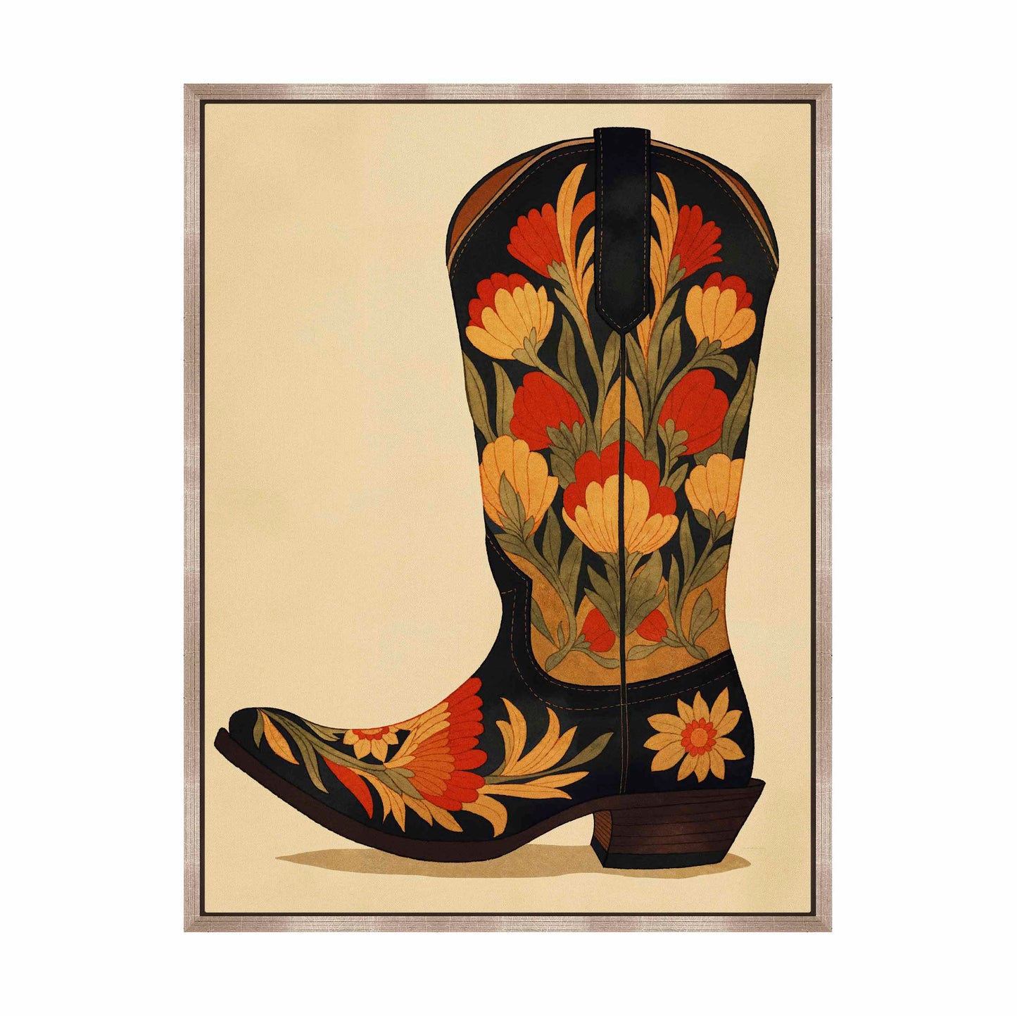 Honky Tonk Heels - Gallery Wrapped Canvas