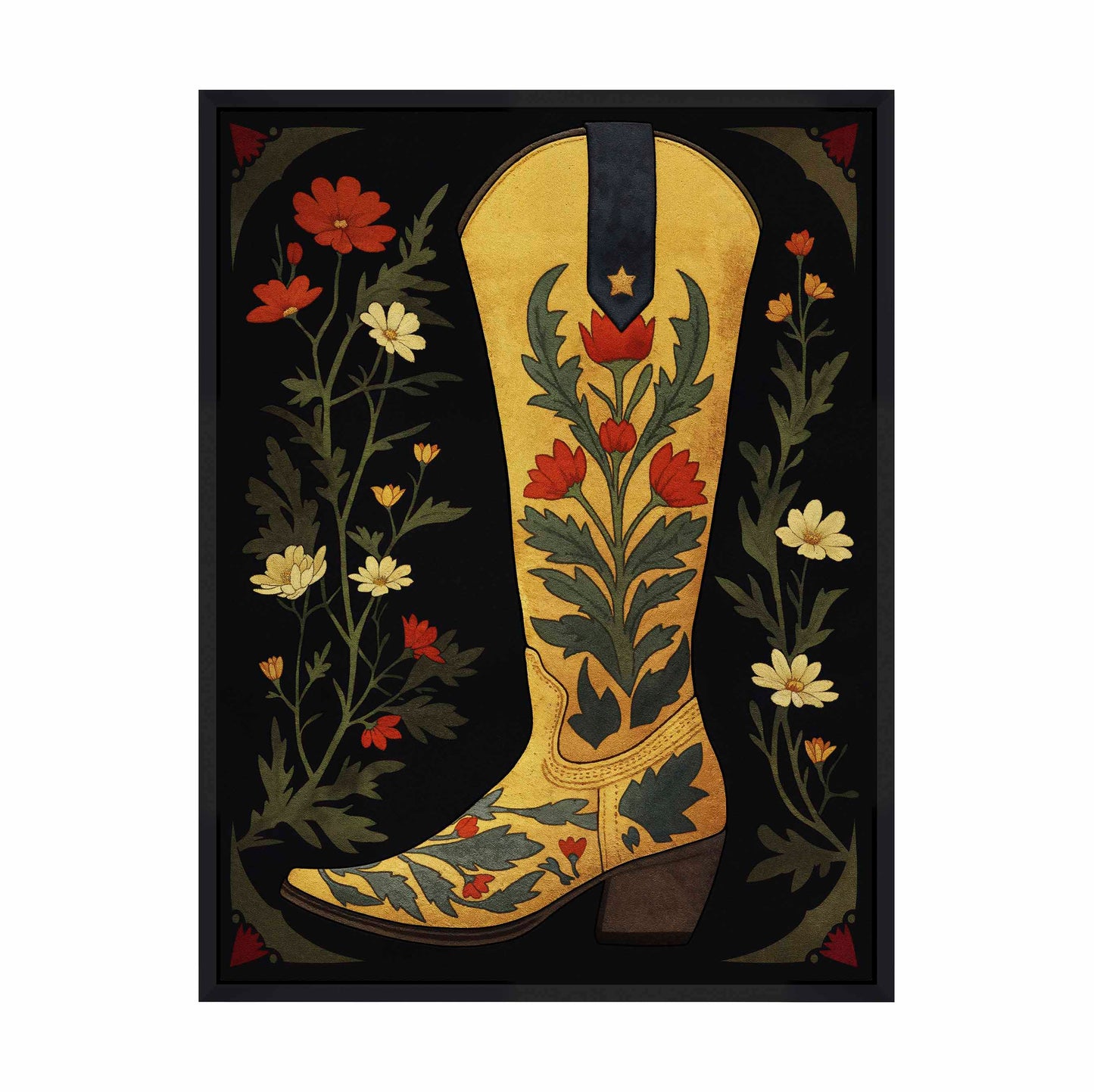 Frontier Floral - Gallery Wrapped Canvas