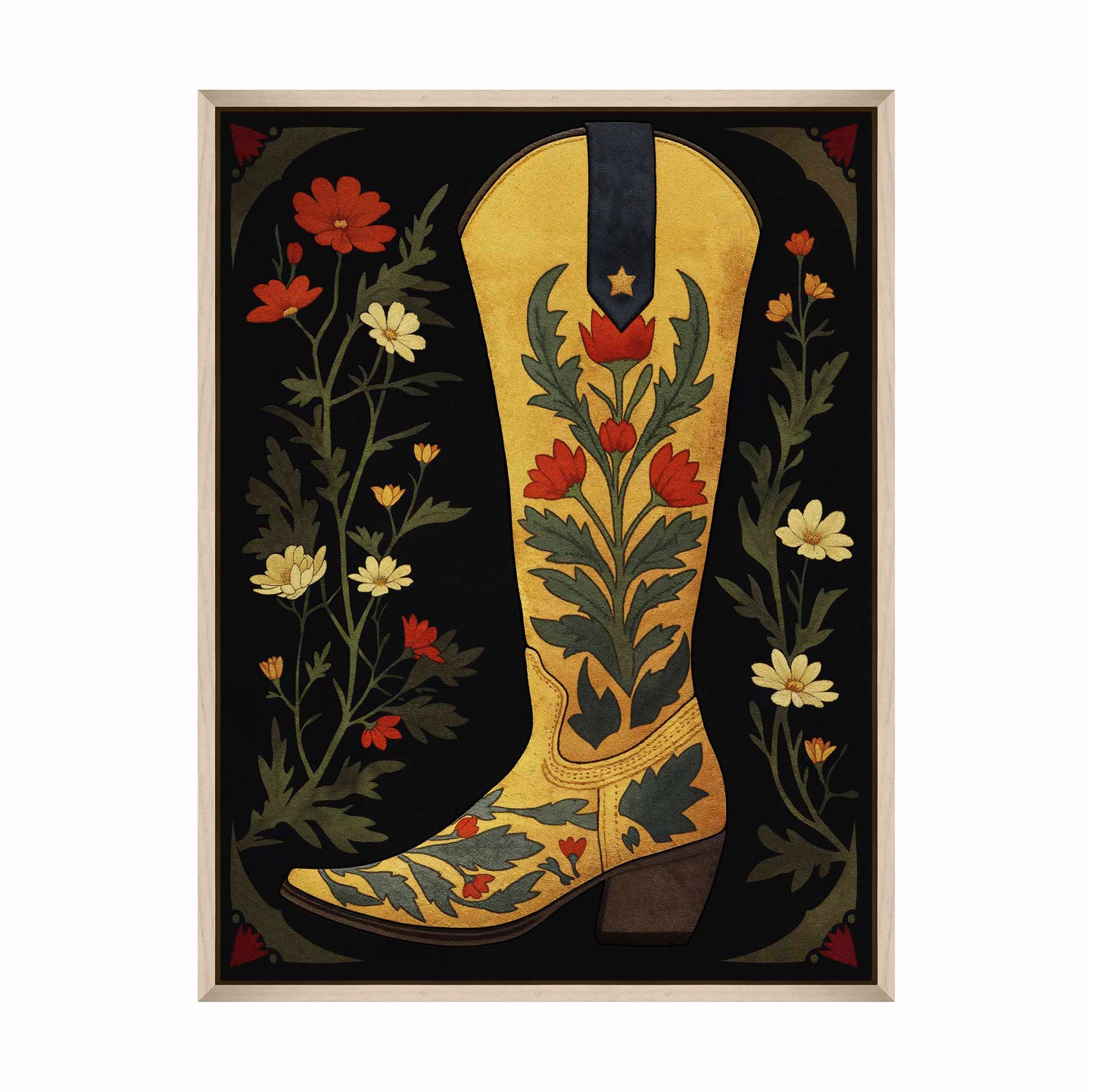 Frontier Floral - Gallery Wrapped Canvas