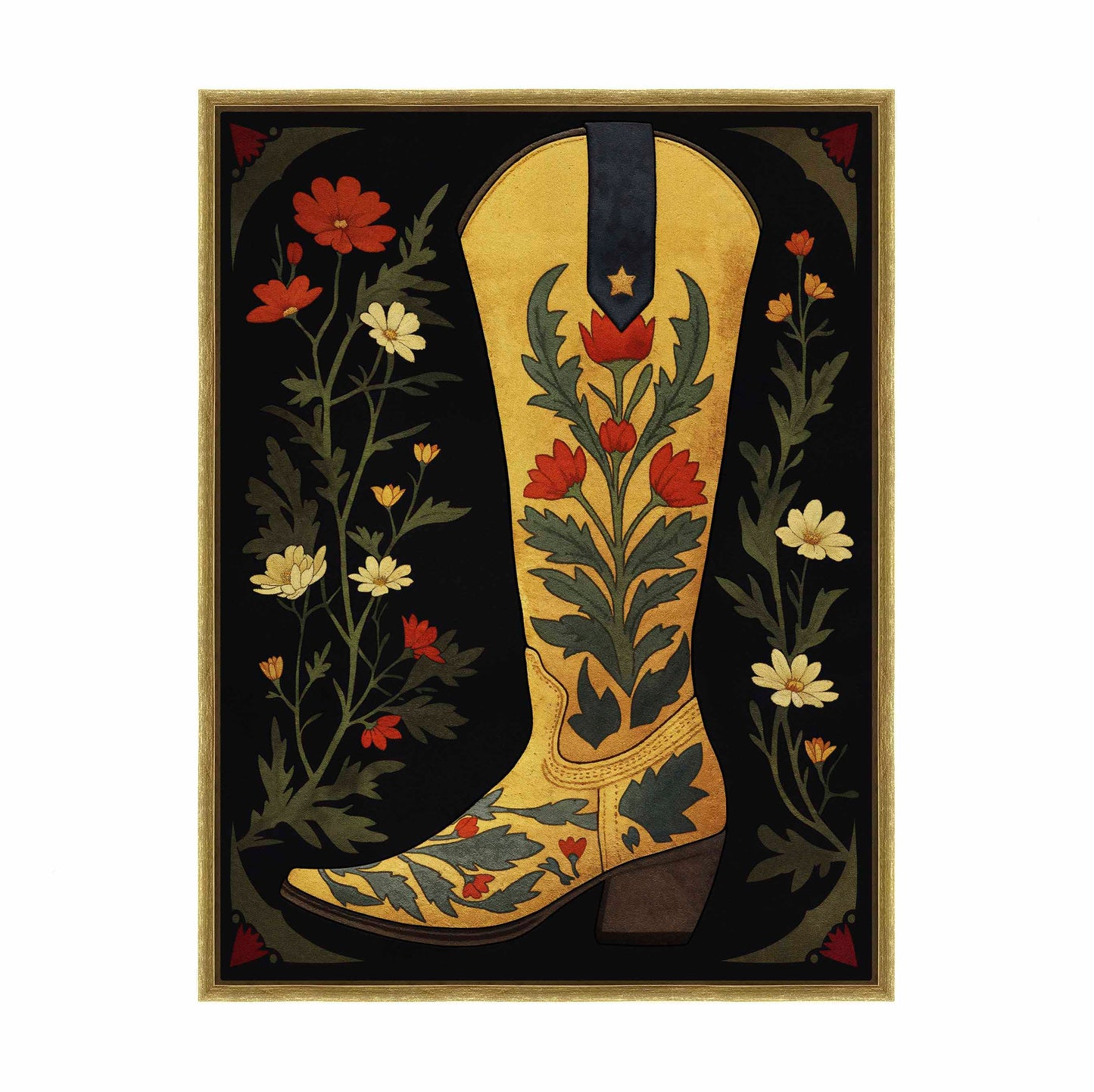 Frontier Floral - Gallery Wrapped Canvas