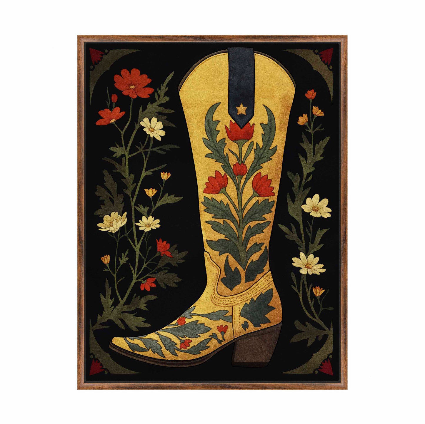 Frontier Floral - Gallery Wrapped Canvas