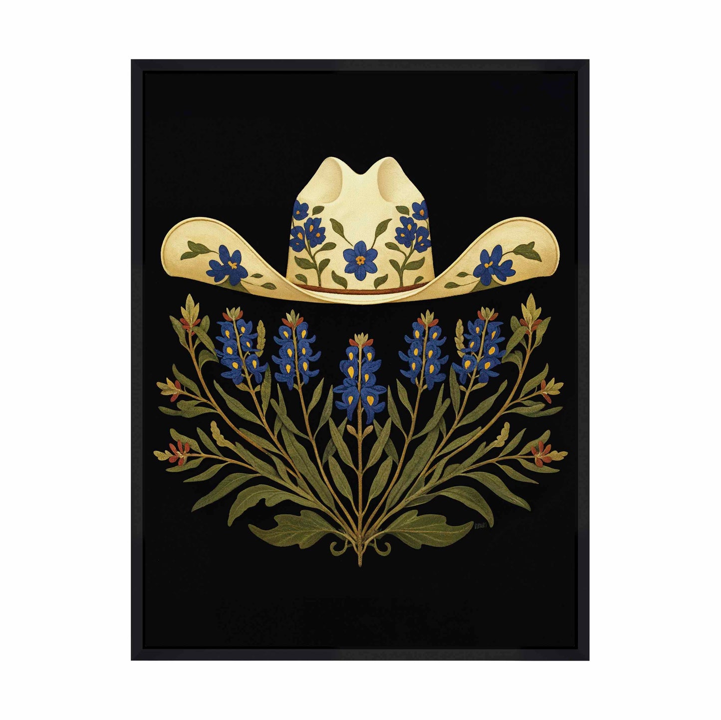 Cowgirl's Halo - Gallery Wrapped Canvas