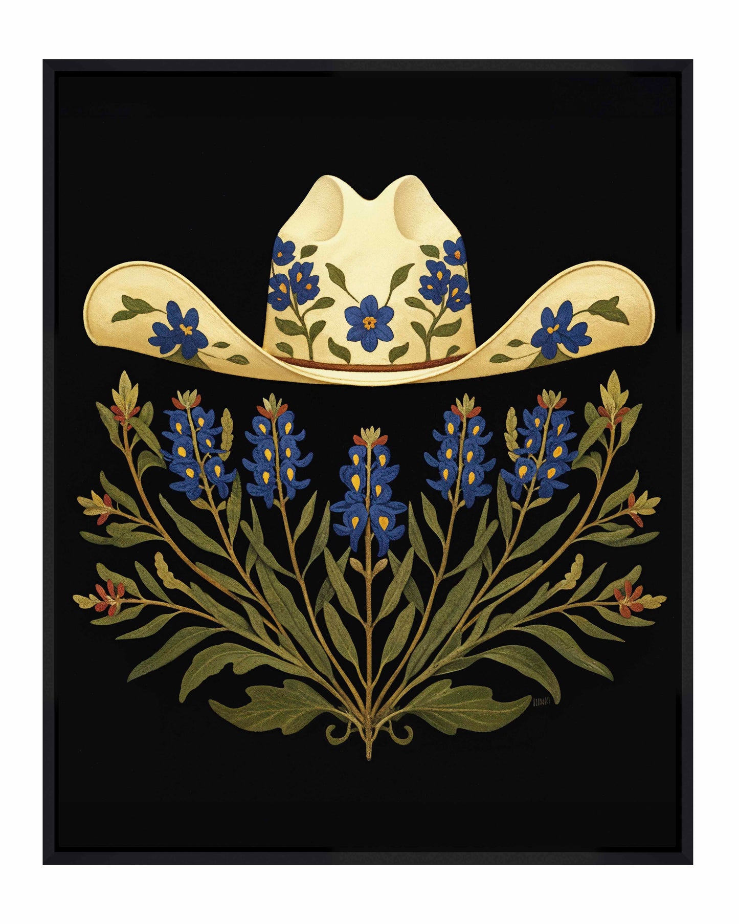 Cowgirl's Halo - Gallery Wrapped Canvas