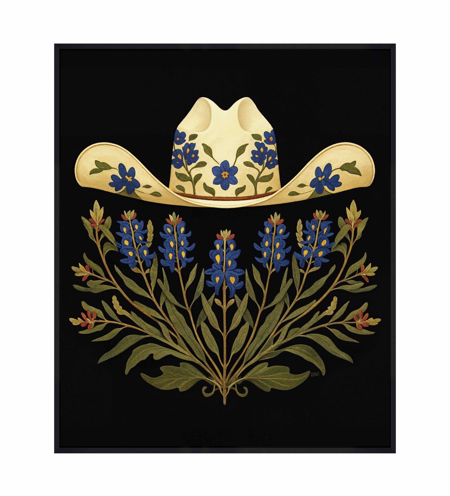 Cowgirl's Halo - Gallery Wrapped Canvas