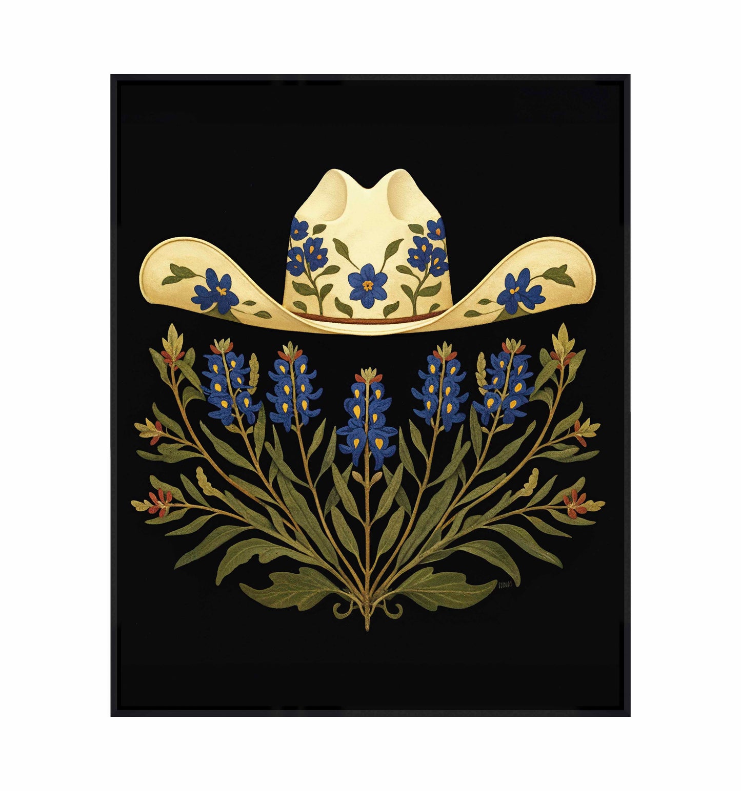 Cowgirl's Halo - Gallery Wrapped Canvas