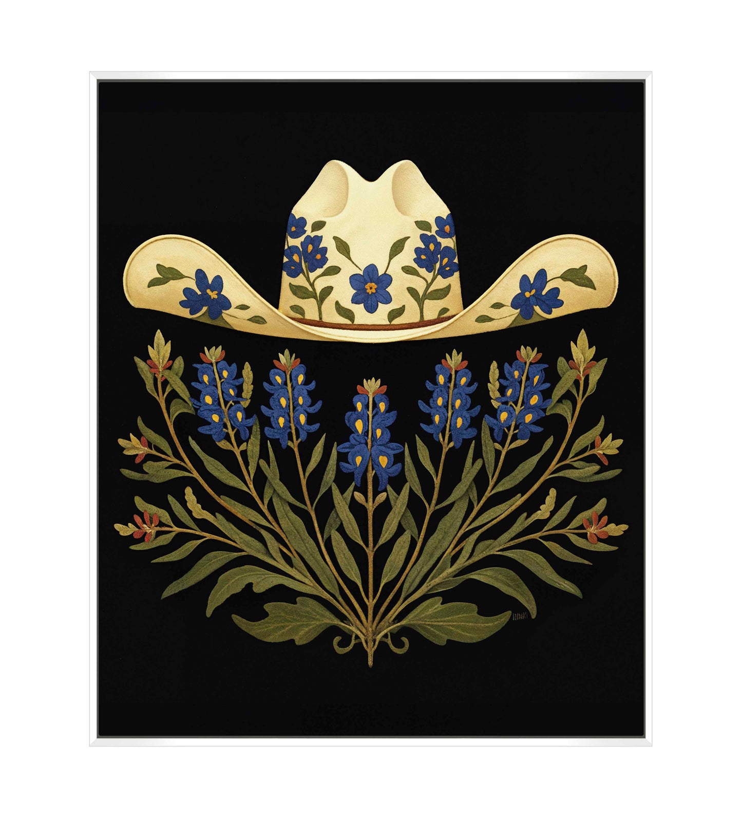 Cowgirl's Halo - Gallery Wrapped Canvas