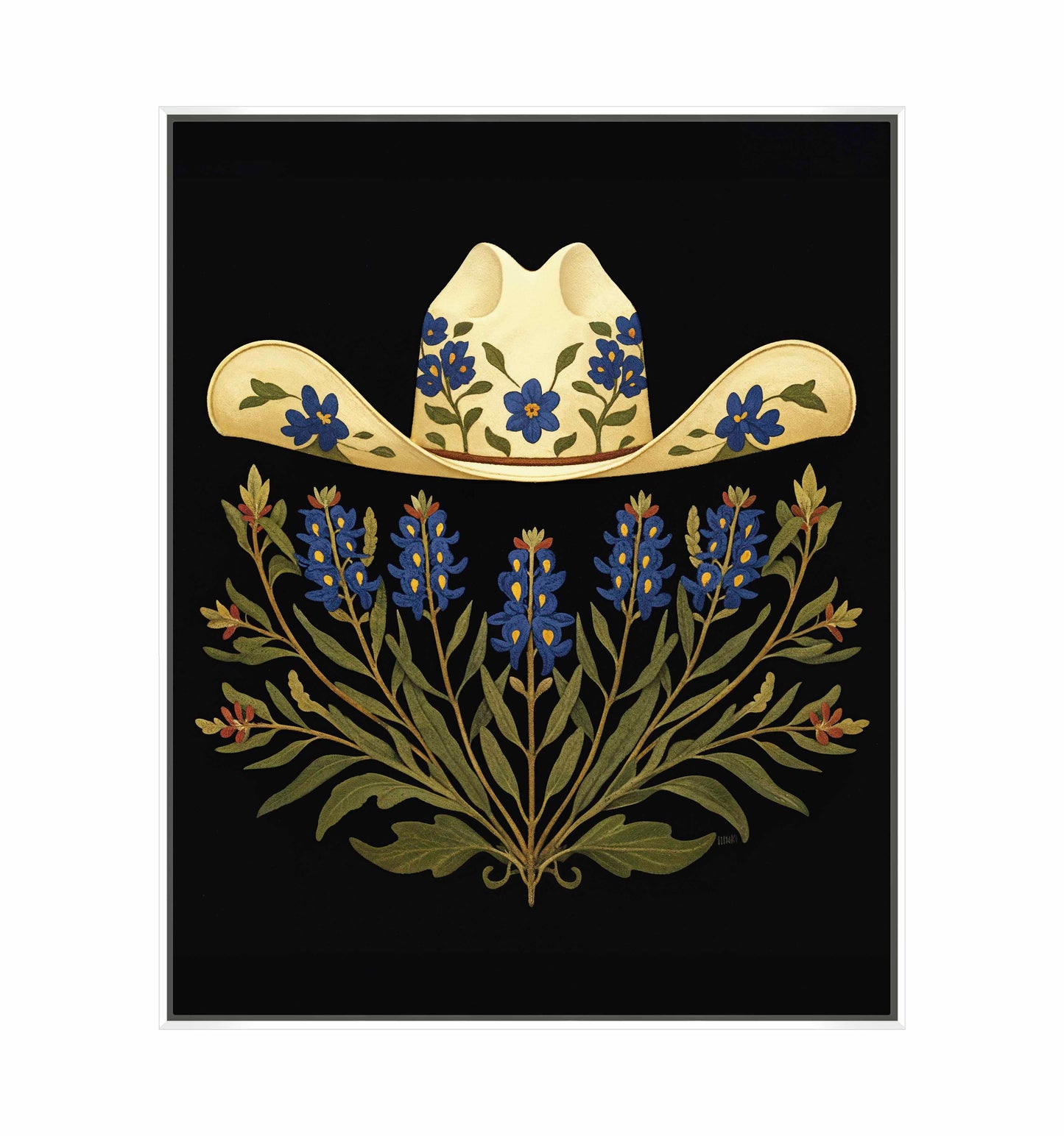 Cowgirl's Halo - Gallery Wrapped Canvas