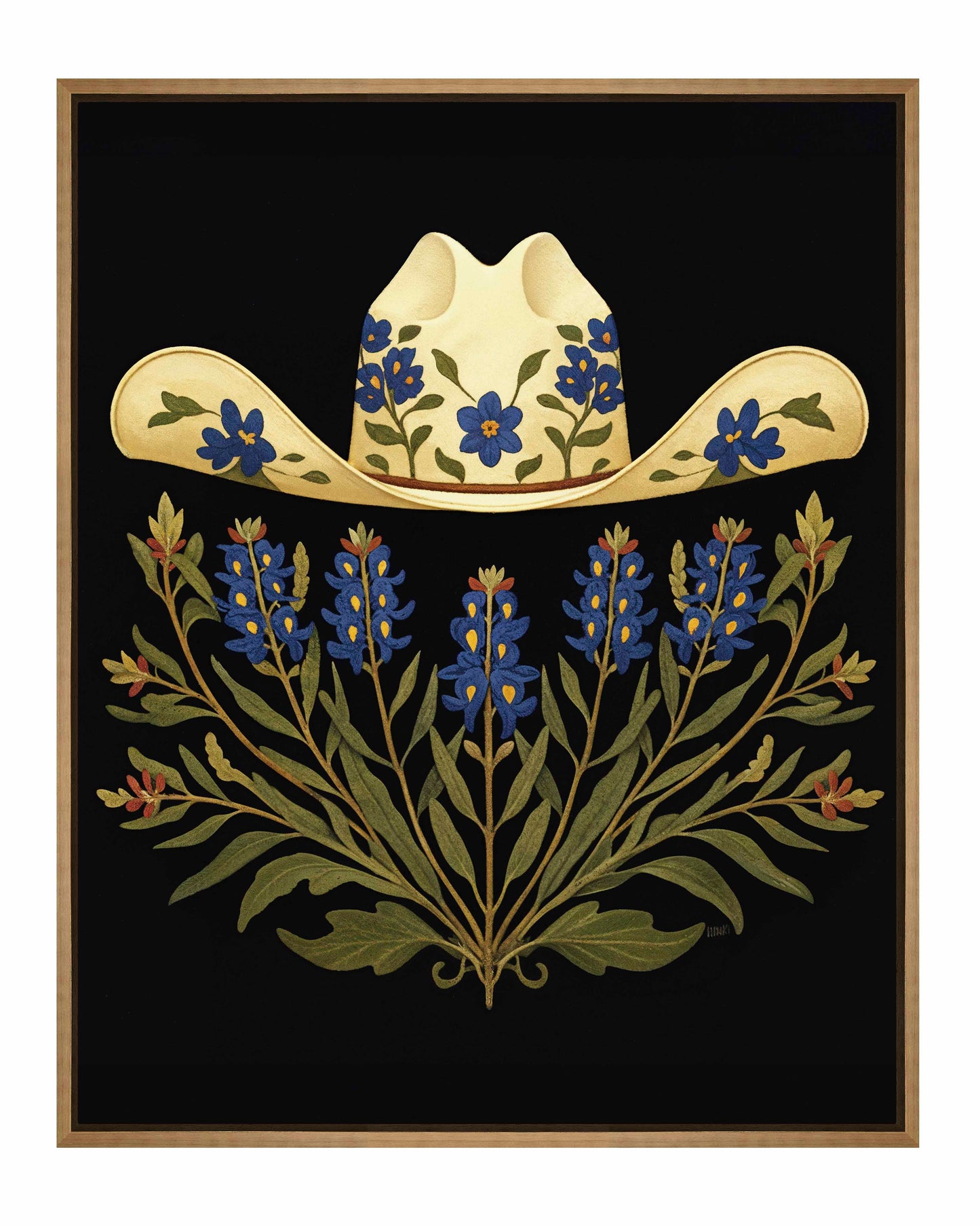 Cowgirl's Halo - Gallery Wrapped Canvas