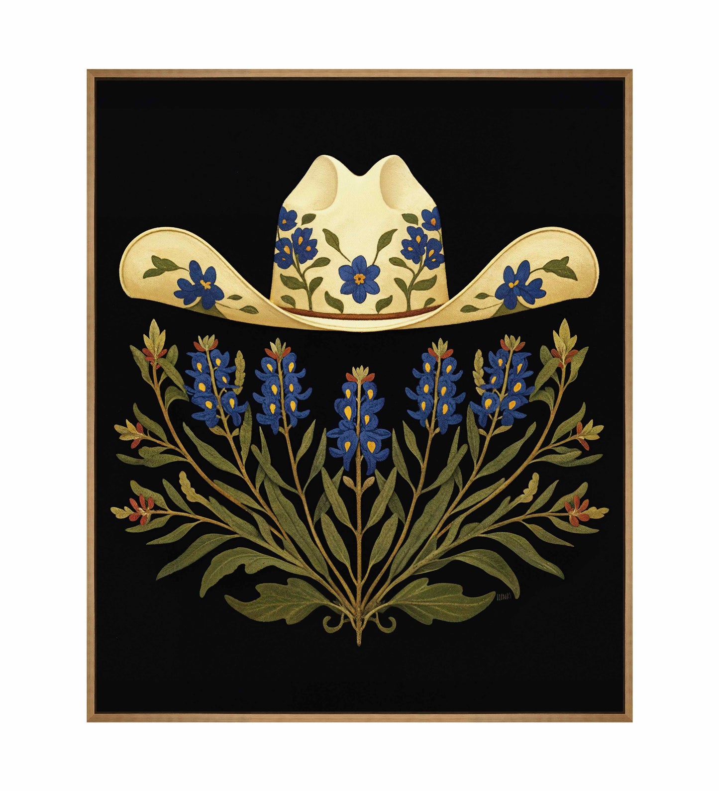 Cowgirl's Halo - Gallery Wrapped Canvas