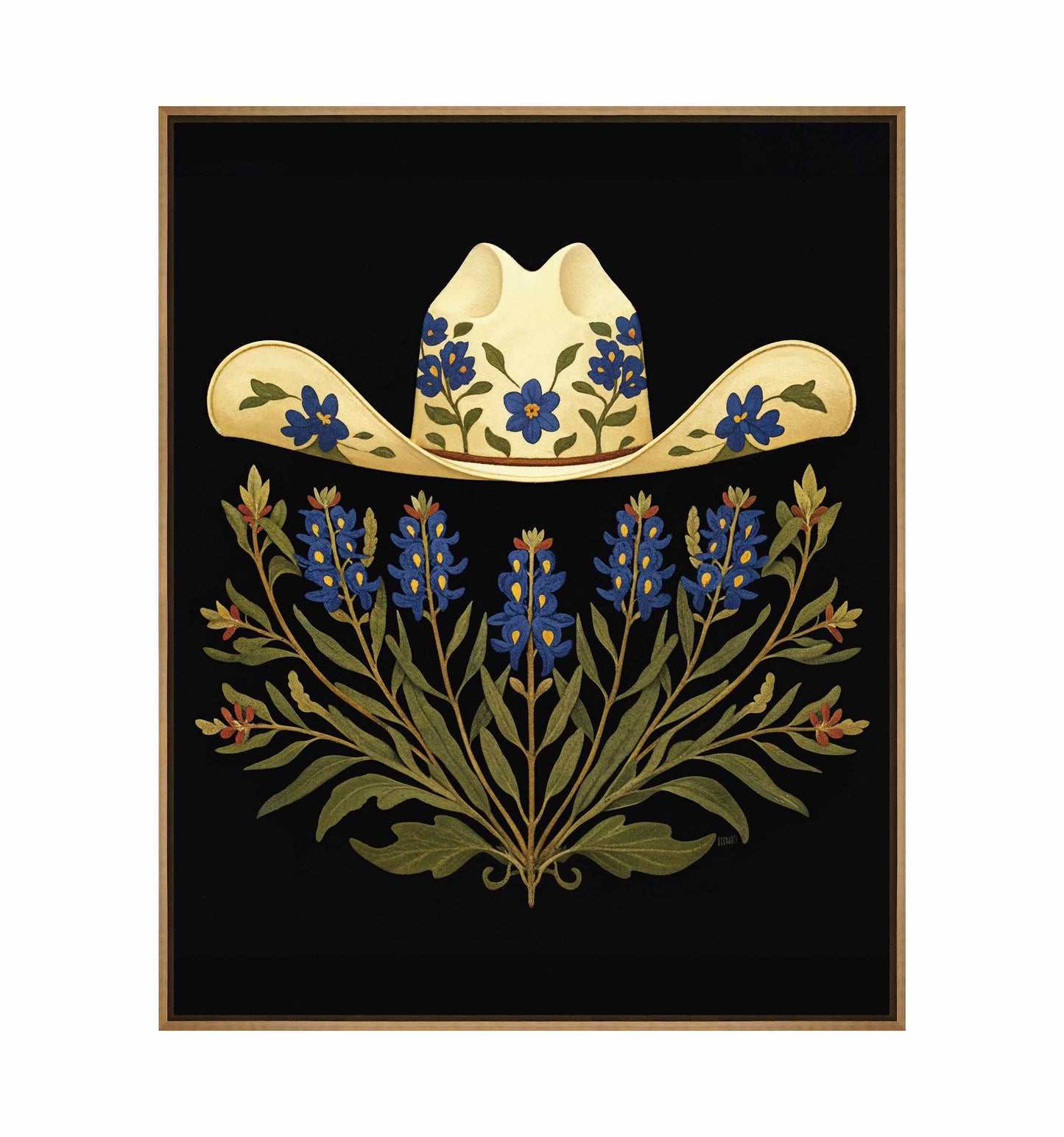 Cowgirl's Halo - Gallery Wrapped Canvas