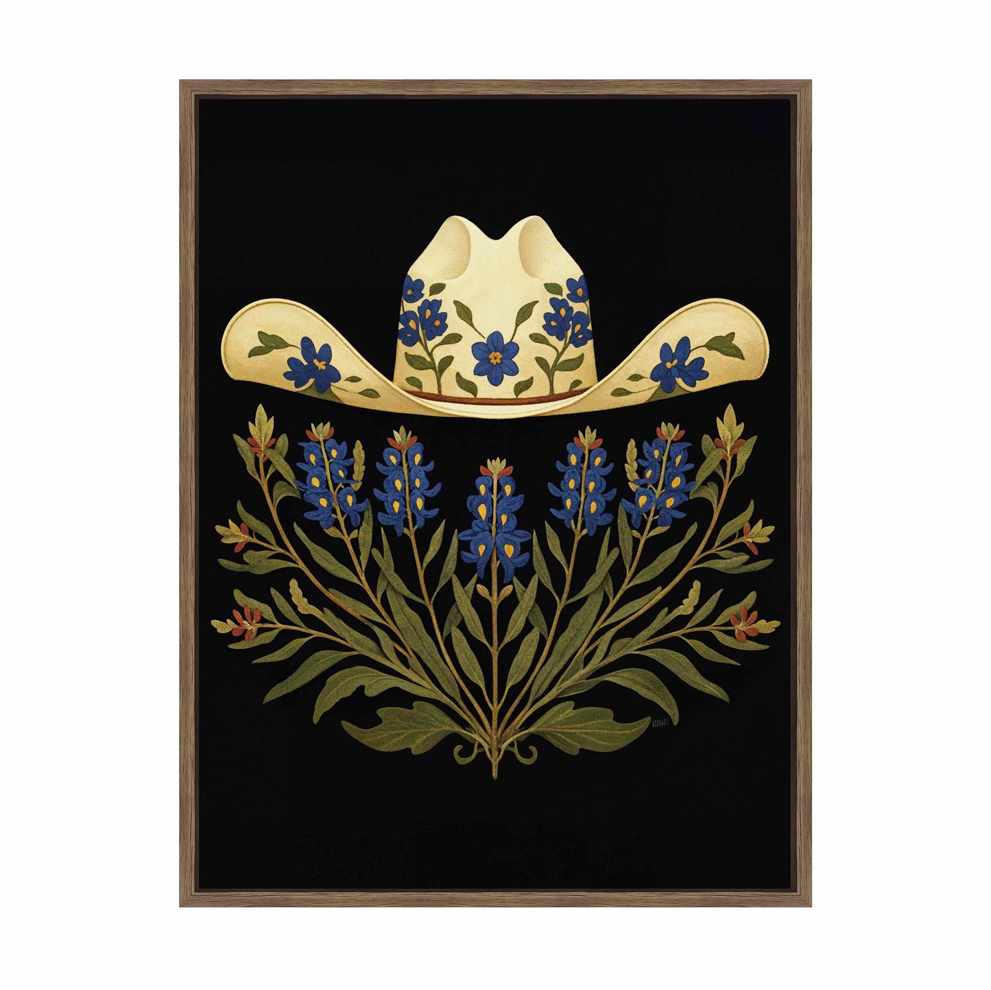 Cowgirl's Halo - Gallery Wrapped Canvas
