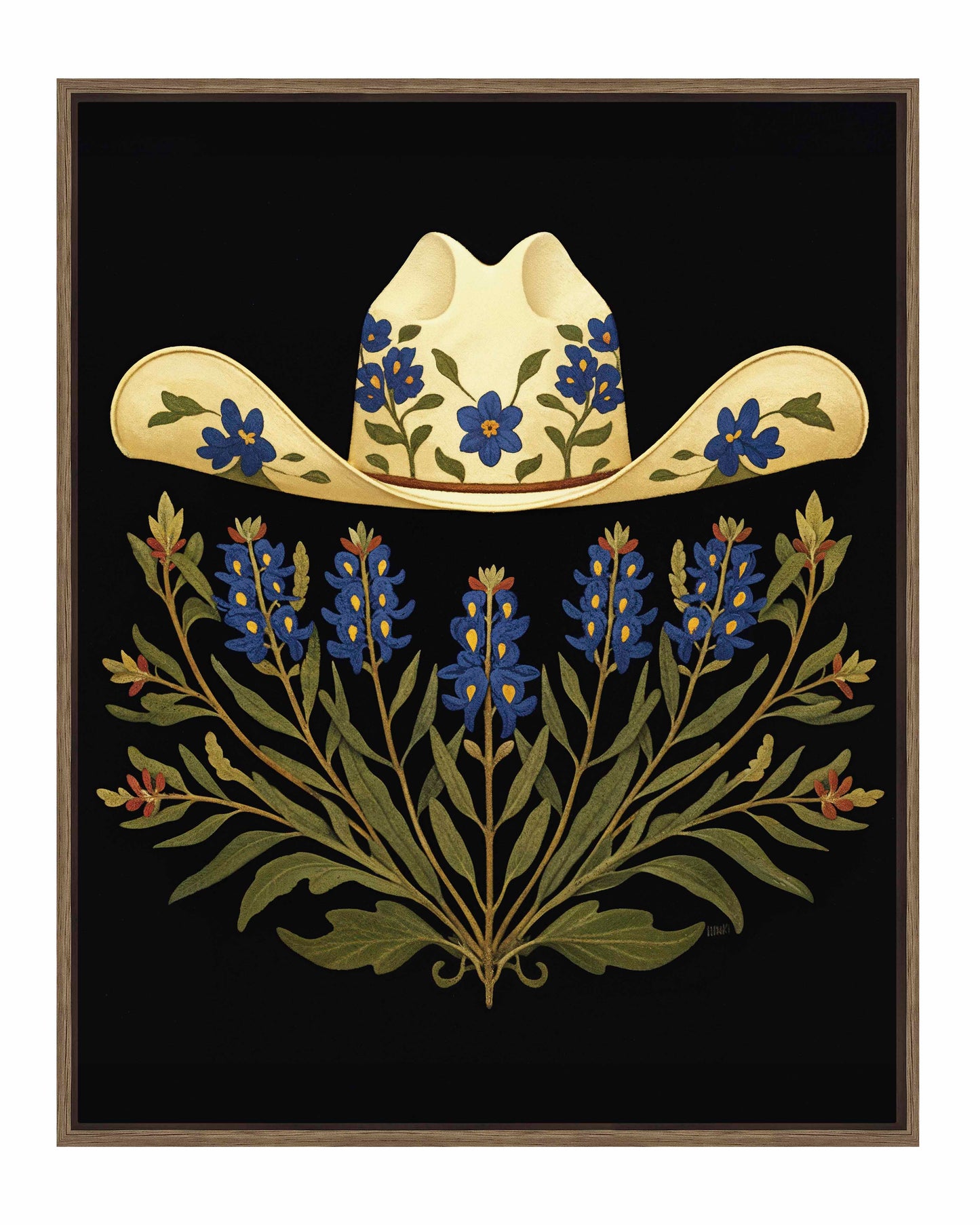 Cowgirl's Halo - Gallery Wrapped Canvas