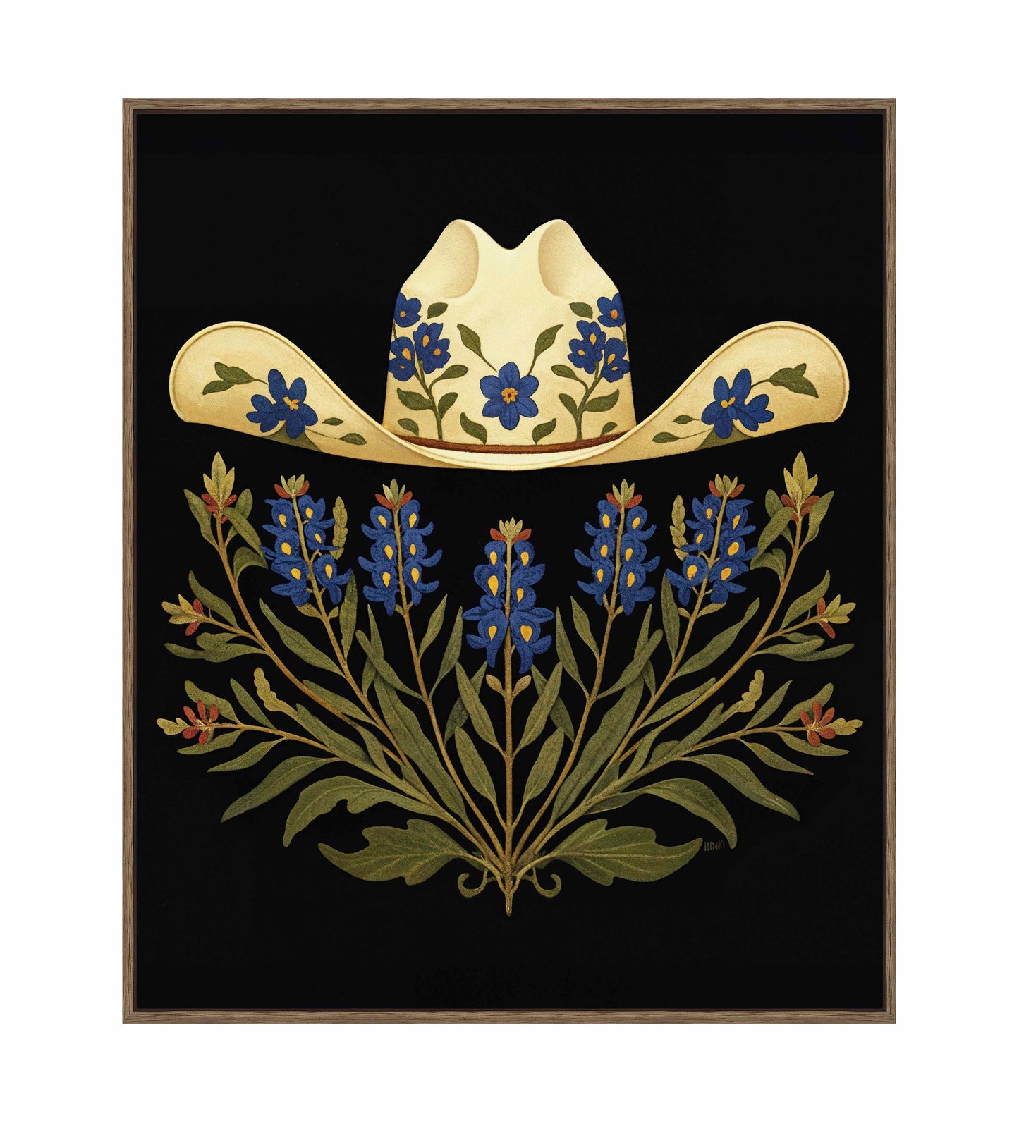 Cowgirl's Halo - Gallery Wrapped Canvas