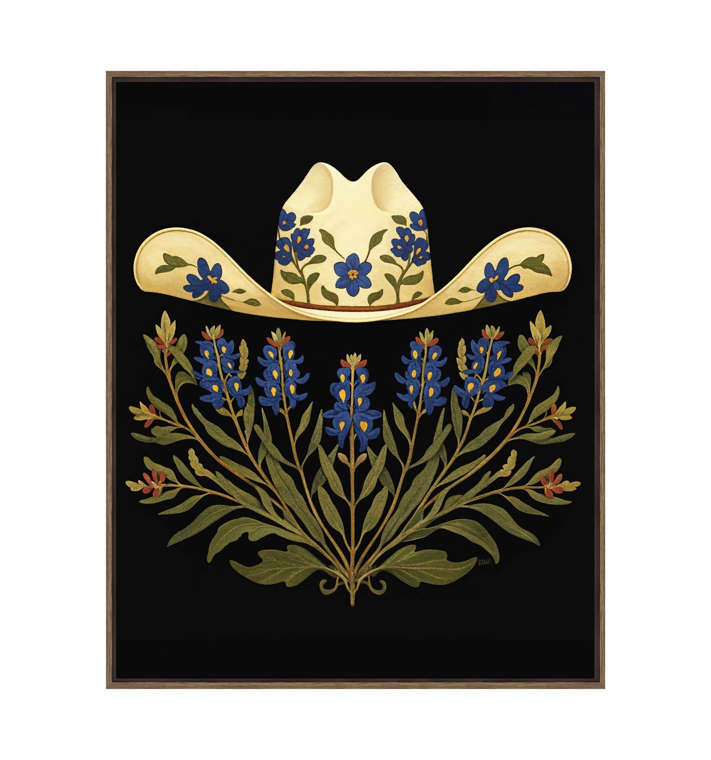 Cowgirl's Halo - Gallery Wrapped Canvas