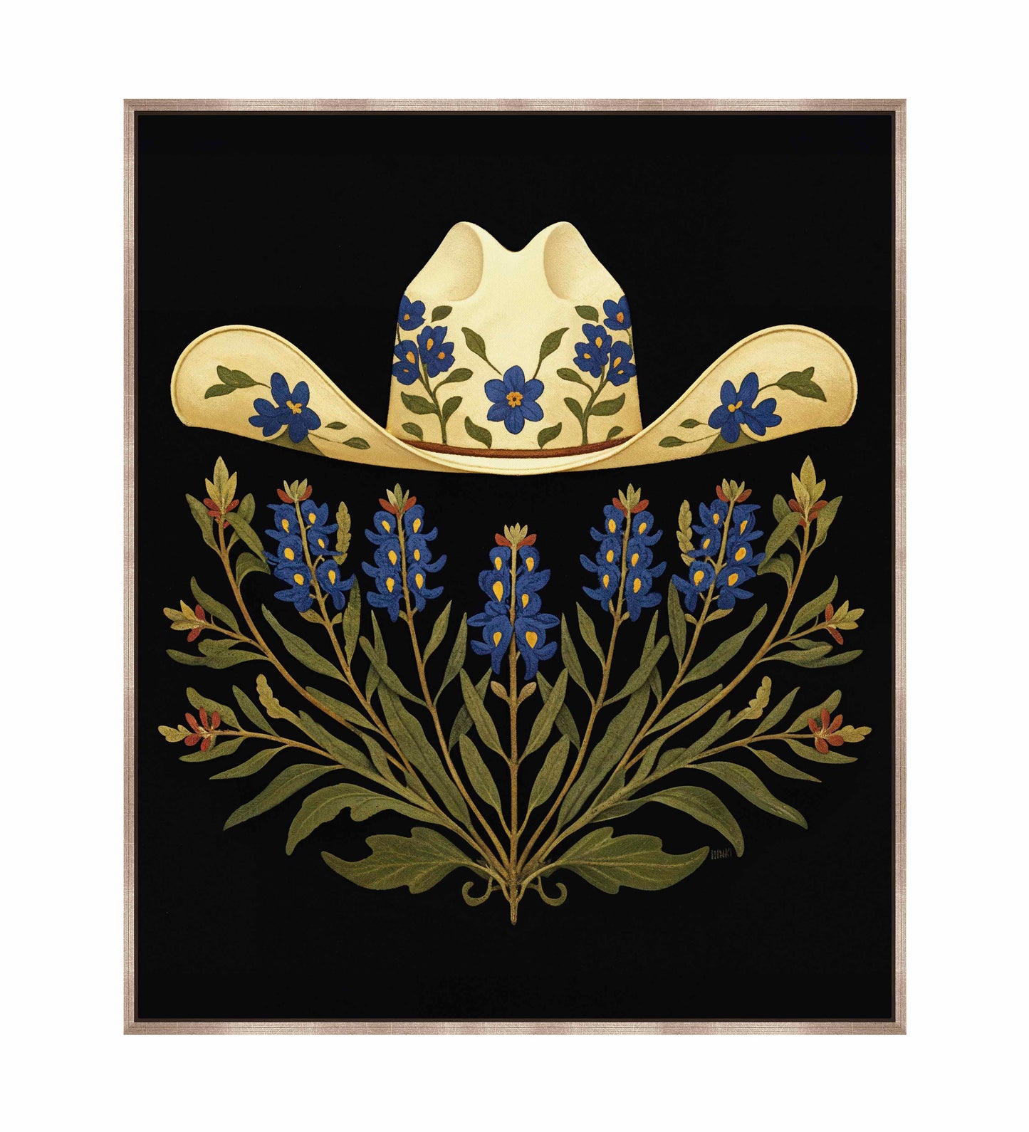 Cowgirl's Halo - Gallery Wrapped Canvas