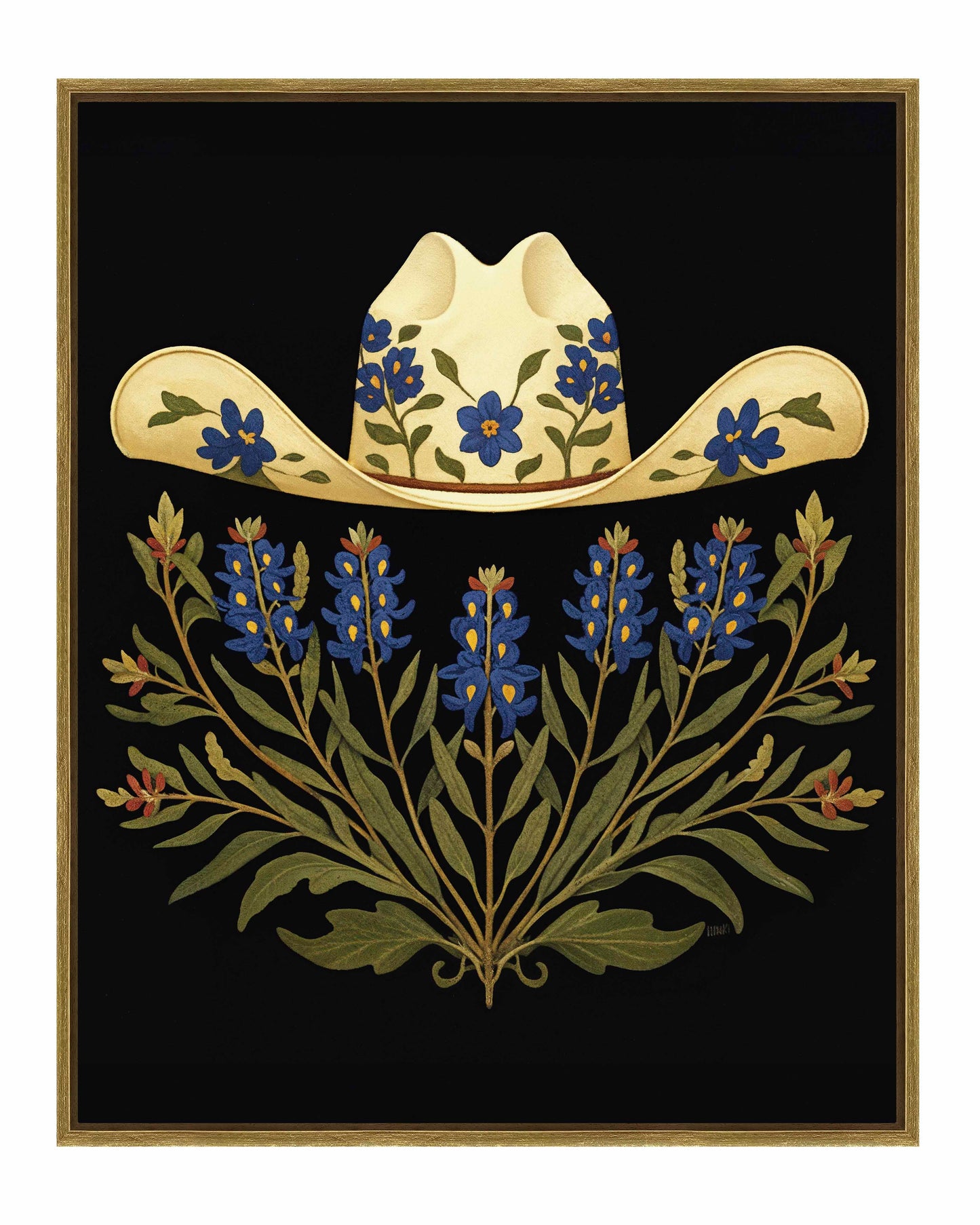 Cowgirl's Halo - Gallery Wrapped Canvas