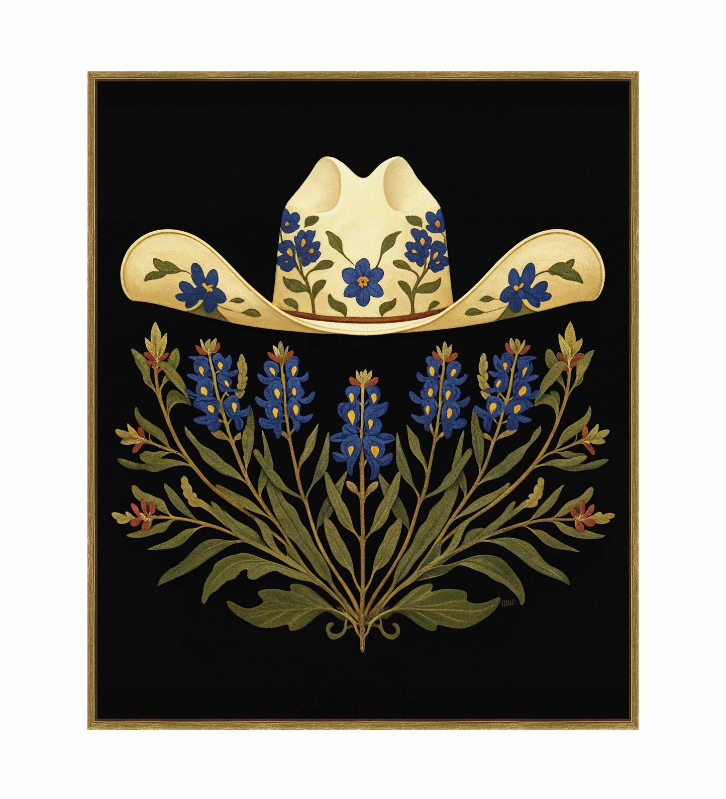 Cowgirl's Halo - Gallery Wrapped Canvas