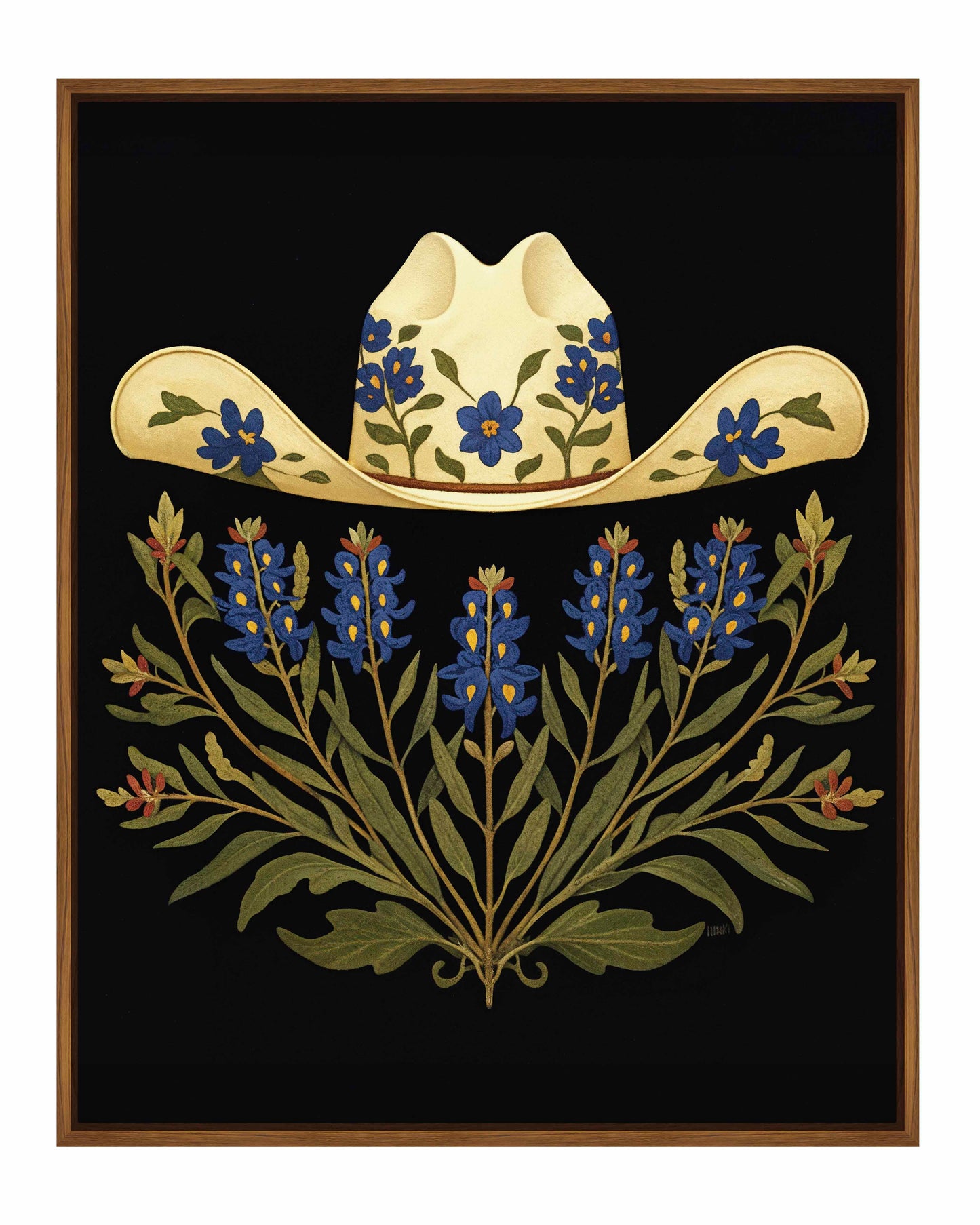 Cowgirl's Halo - Gallery Wrapped Canvas