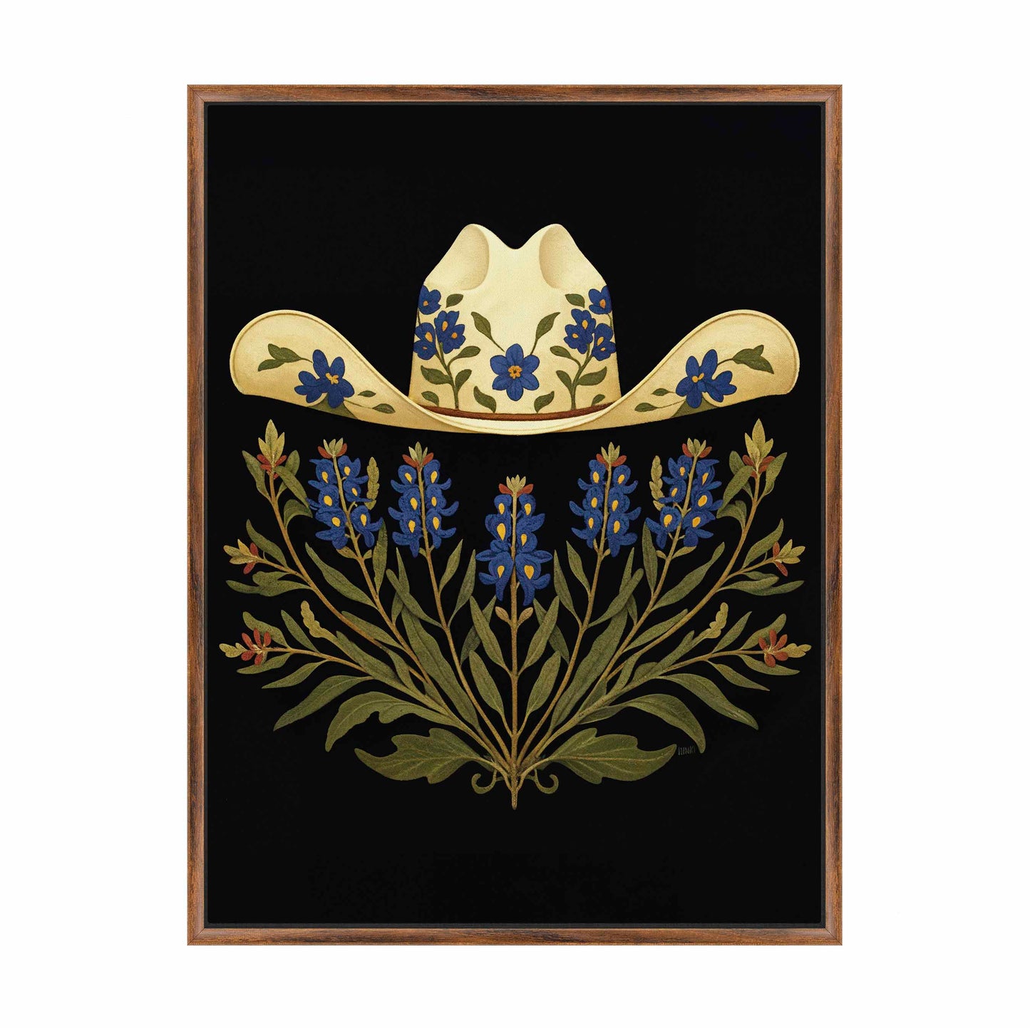 Cowgirl's Halo - Gallery Wrapped Canvas