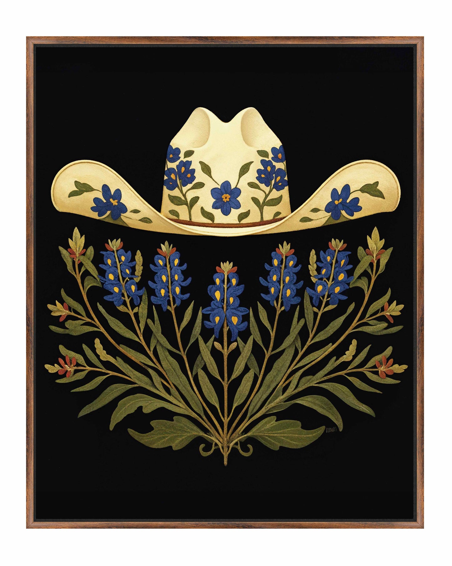 Cowgirl's Halo - Gallery Wrapped Canvas