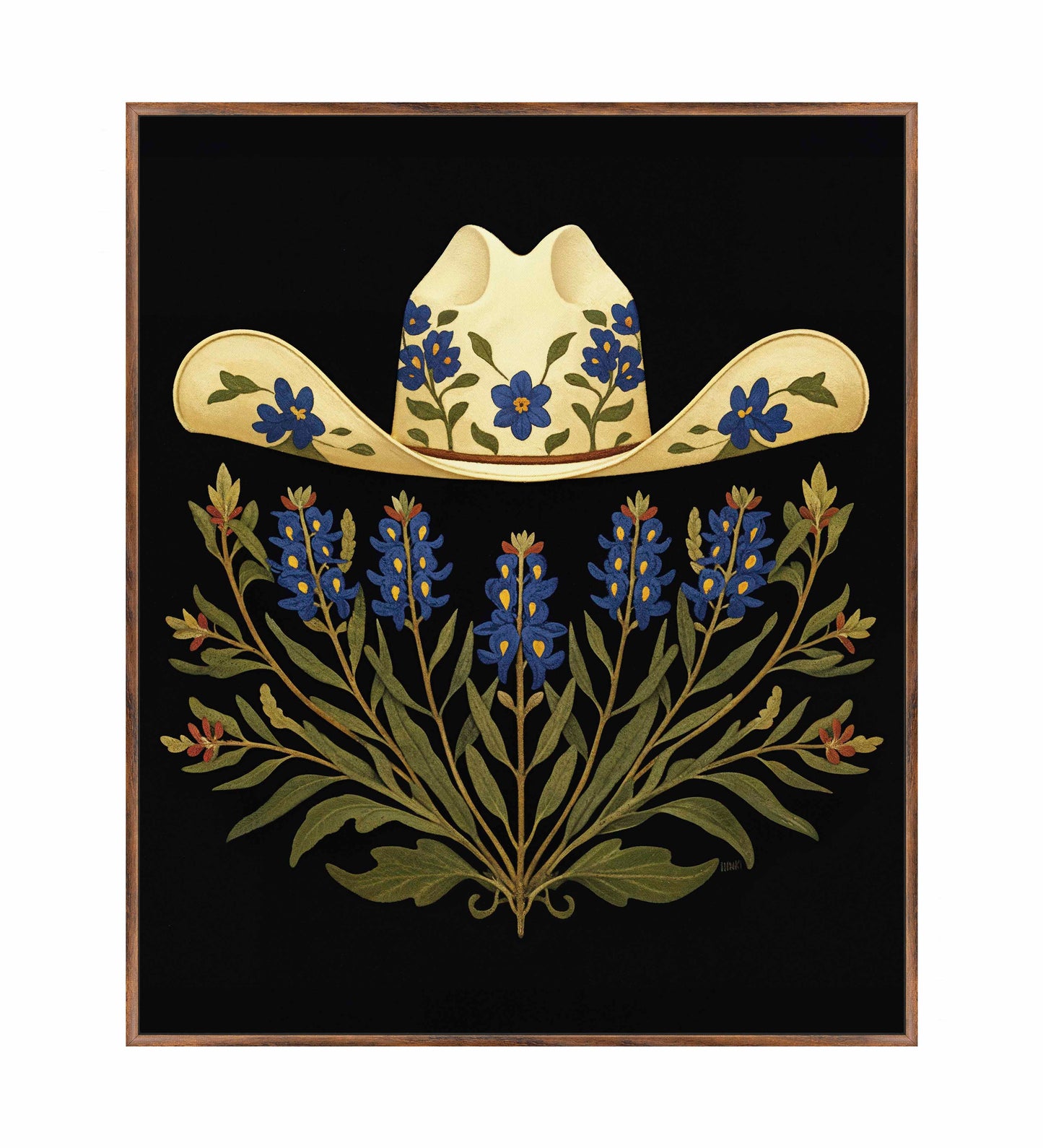 Cowgirl's Halo - Gallery Wrapped Canvas