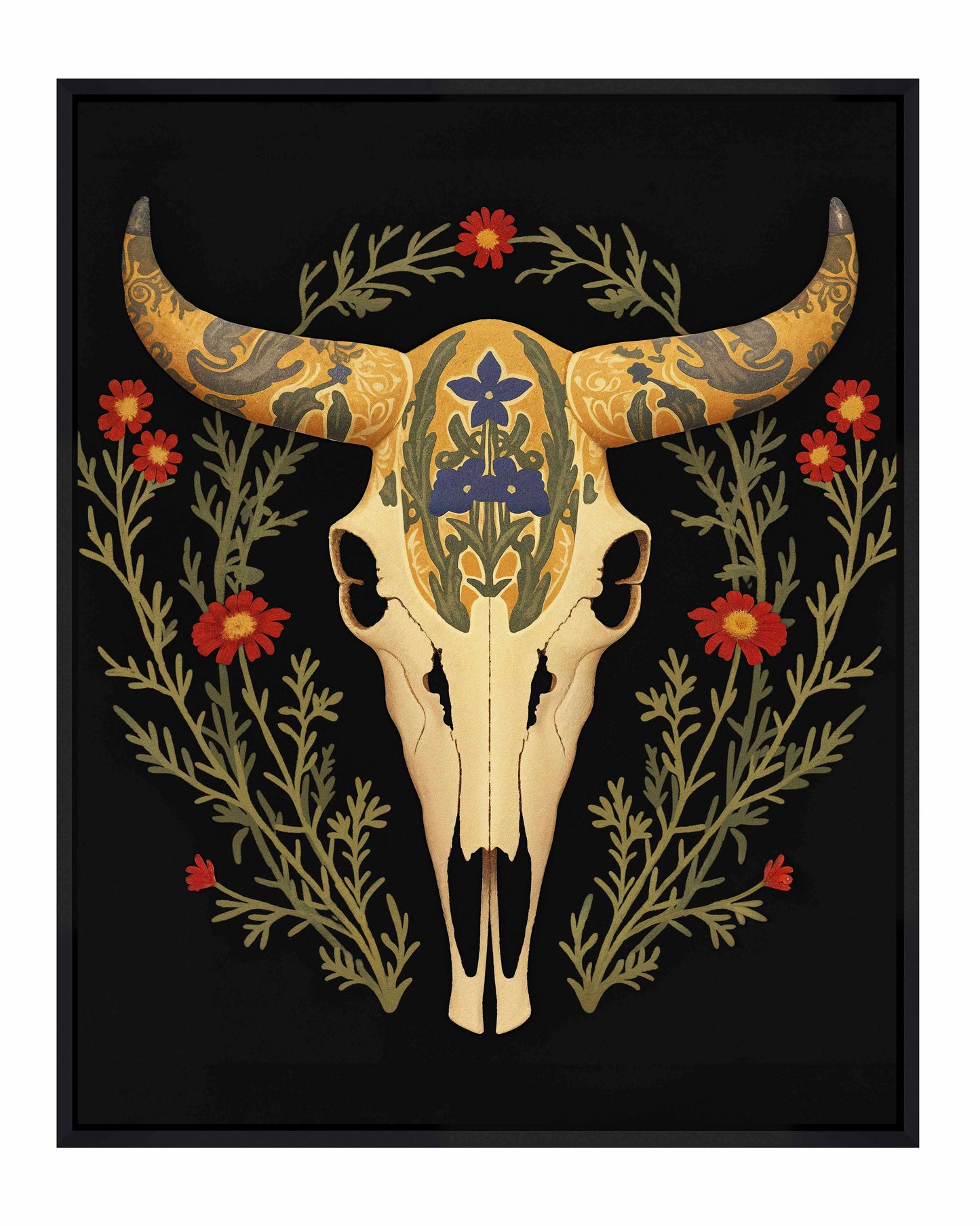 Texan Totem - Gallery Wrapped Canvas