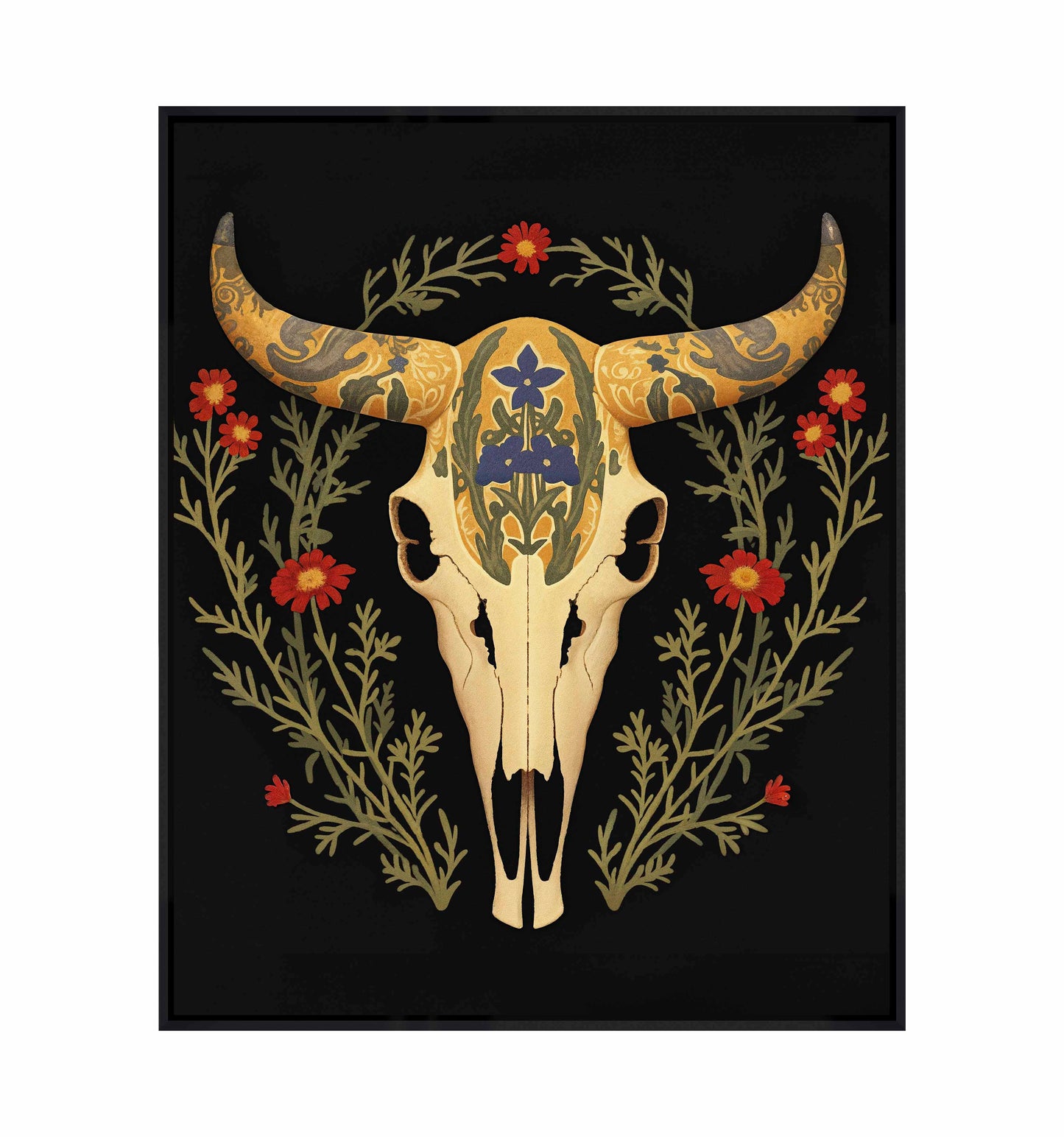 Texan Totem - Gallery Wrapped Canvas