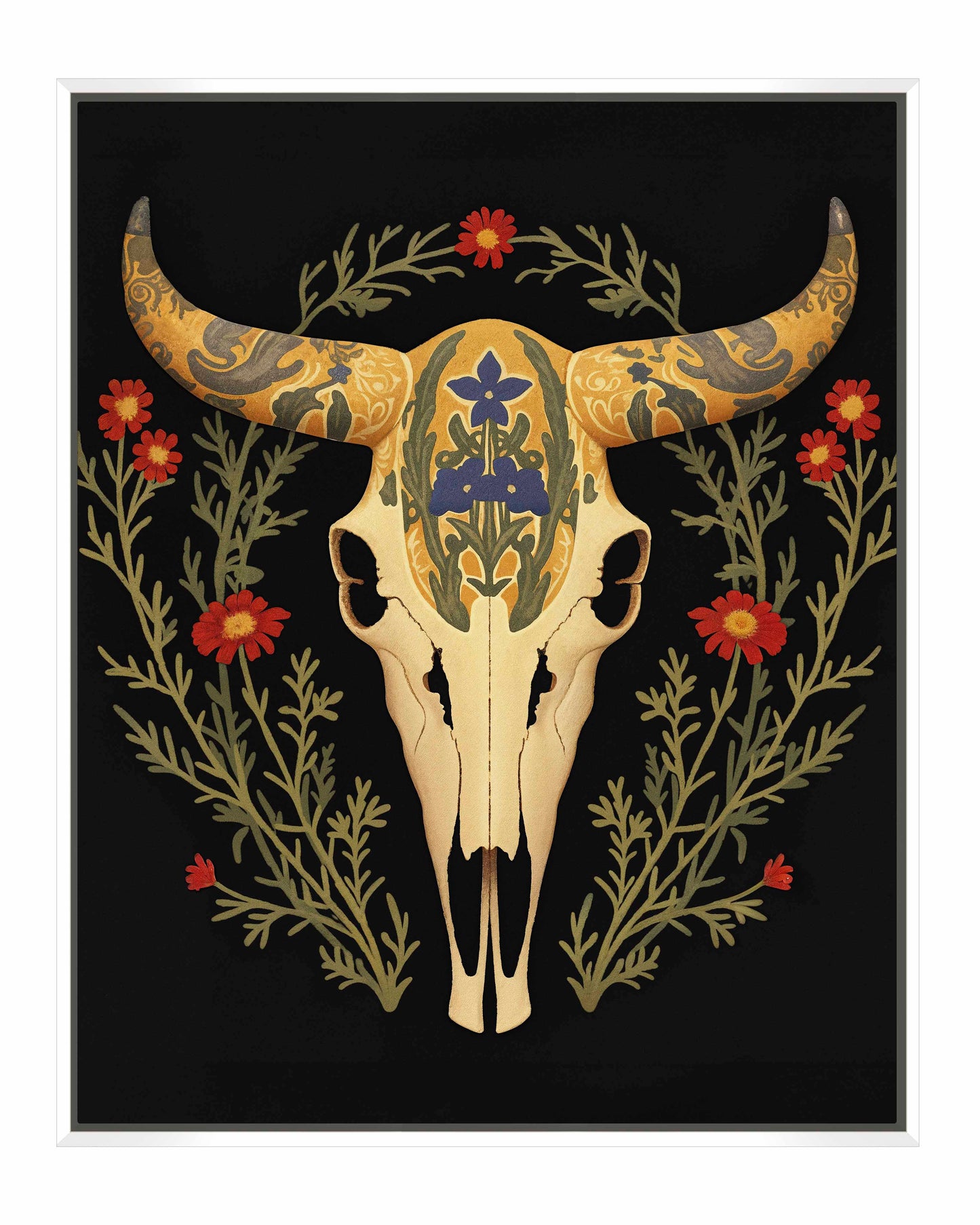 Texan Totem - Gallery Wrapped Canvas