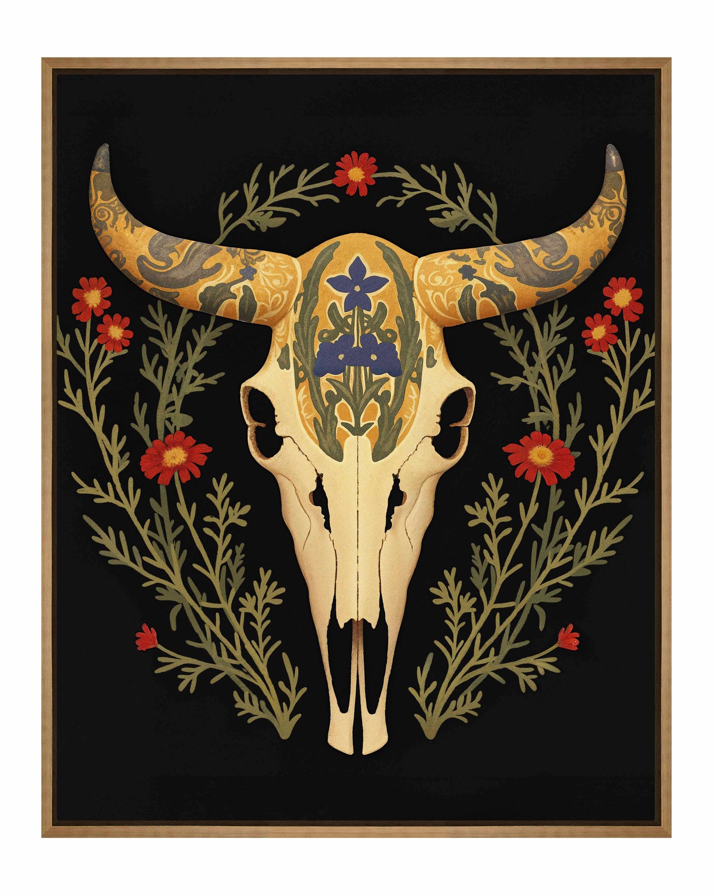 Texan Totem - Gallery Wrapped Canvas
