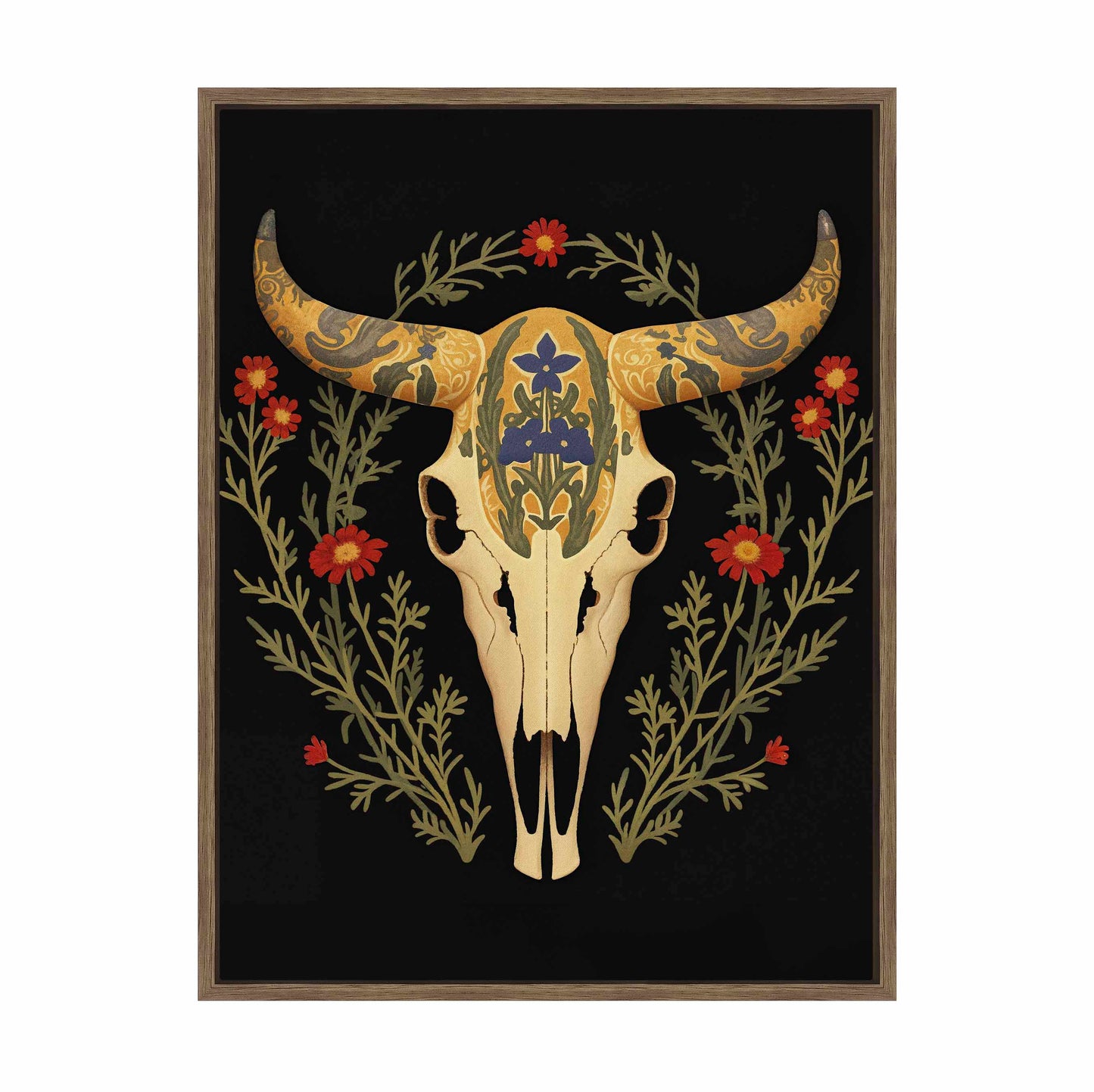 Texan Totem - Gallery Wrapped Canvas